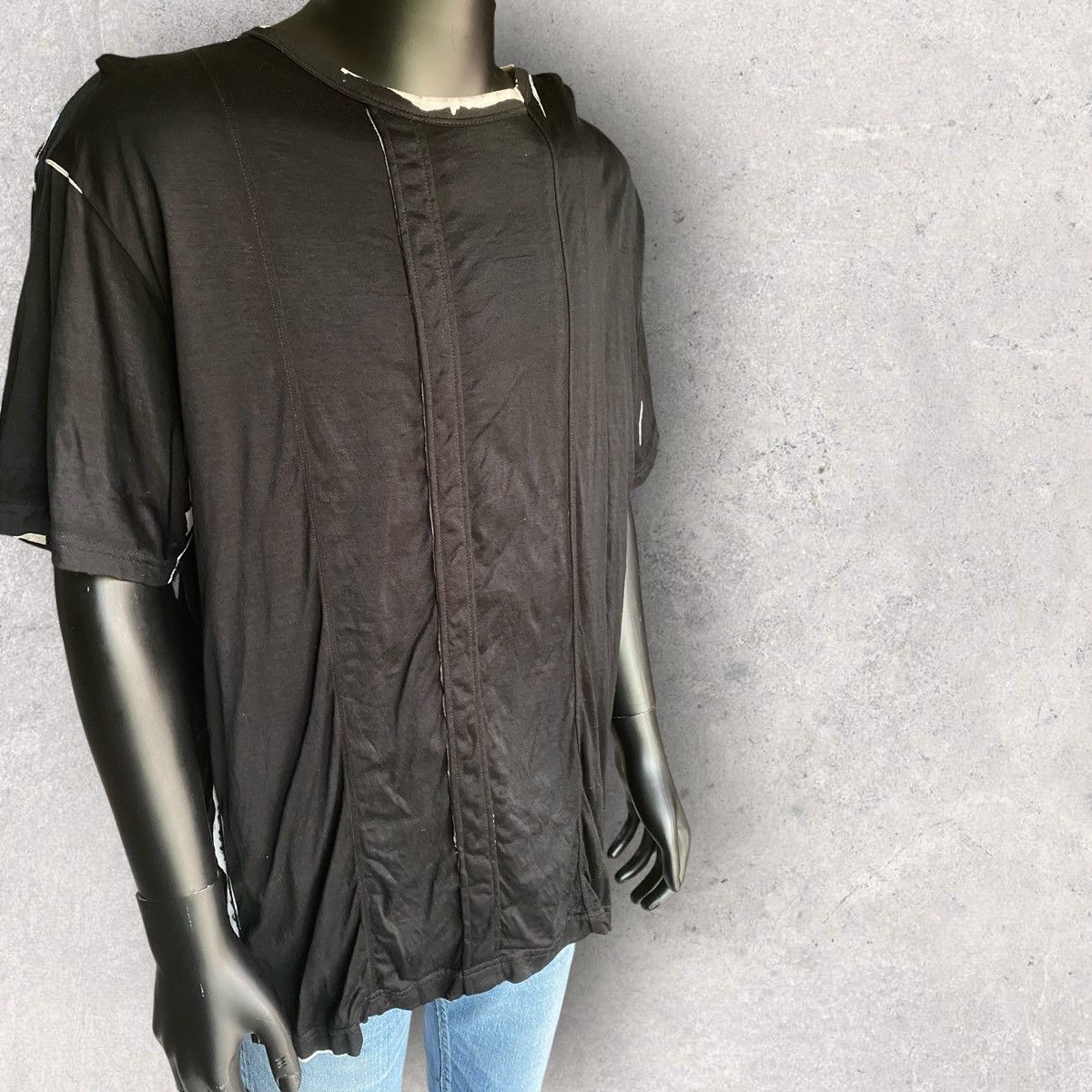 Yohji Yamamoto YYPH Black OVP Cut And Sew T Shirt Size US L / EU 52-54 / 3 - 2 Thumbnail
