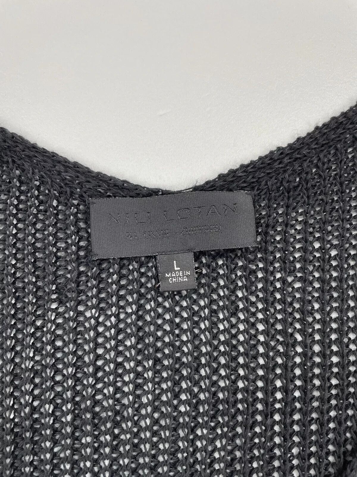 Nili Lotan Nili Lotan Knit Vest Top Womens Black Size L Size L / US 10 / IT 46 - 9 Thumbnail