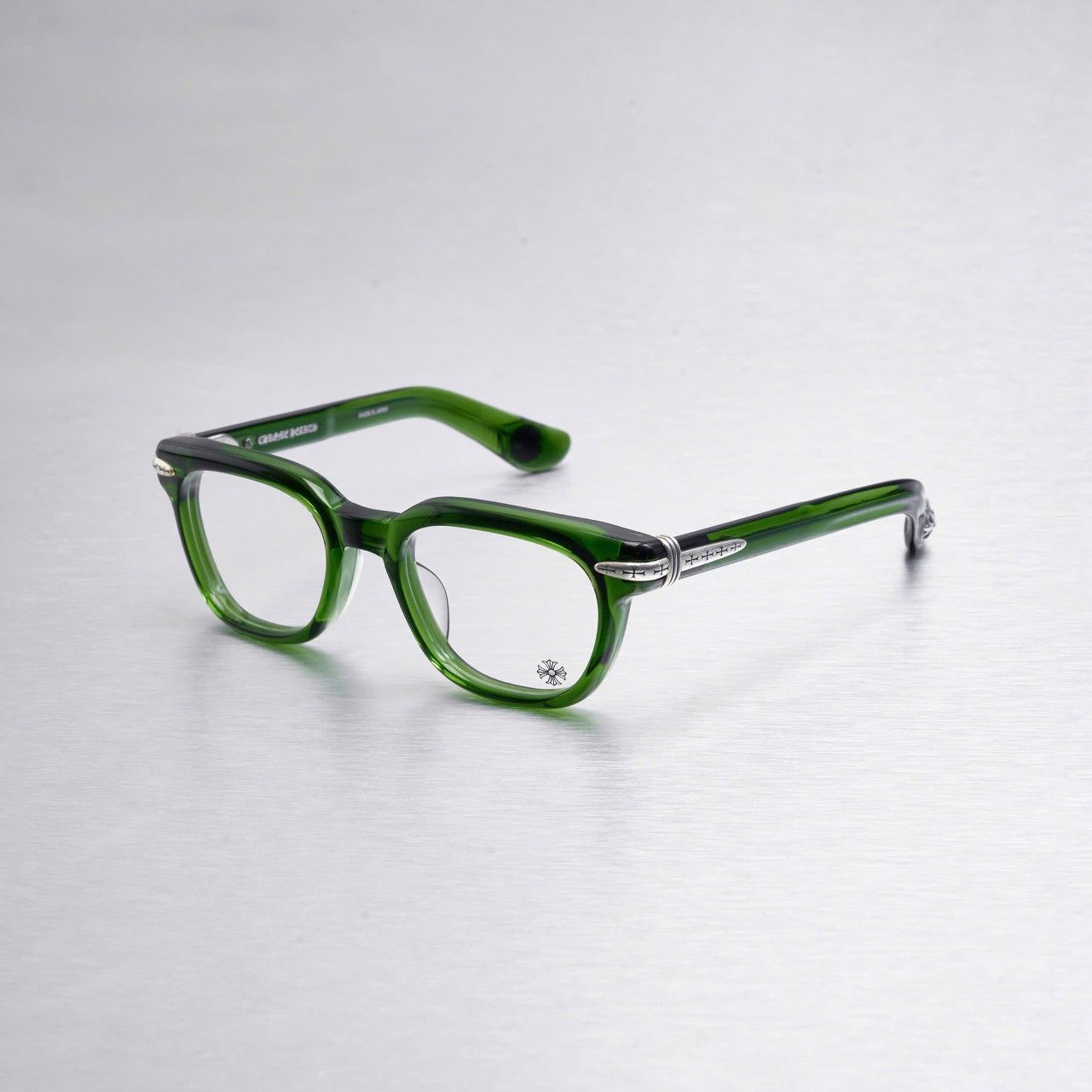 Chrome Hearts CHROME HEARTS DRIPPIN DARK OLIVE GLASSES Size ONE SIZE - 1 Thumbnail