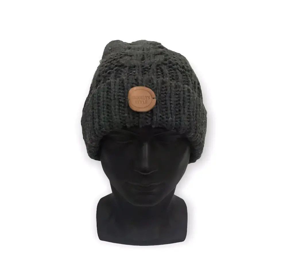 Japanese Brand × Vintage Japanese Brand Fala Knit Design Beanie Hat Size ONE SIZE - 2 Thumbnail