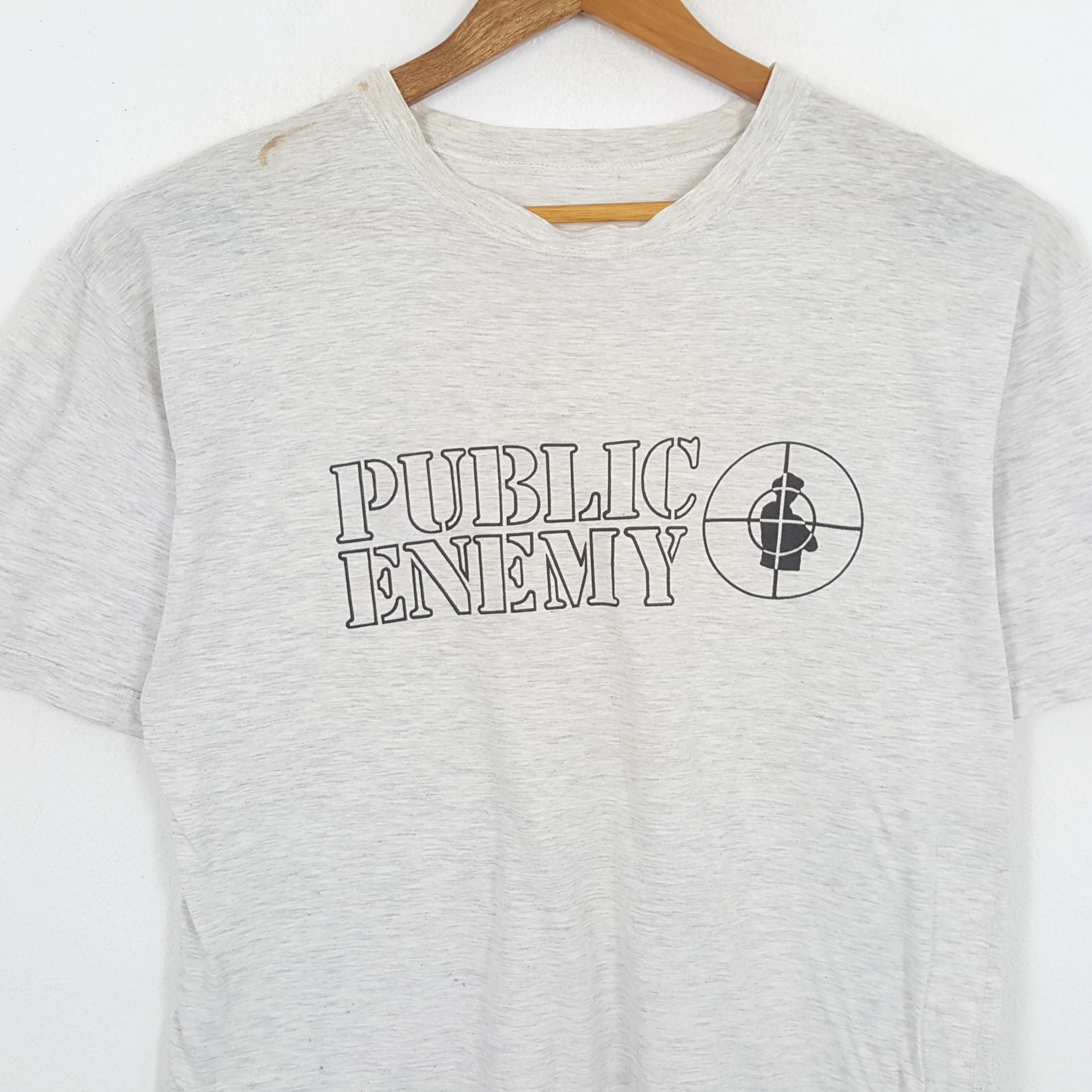 Band Tees × Vintage Vintage PUBLIC ENEMY American Rapper Group T-Shirts Size US L / EU 52-54 / 3 - 2 Thumbnail