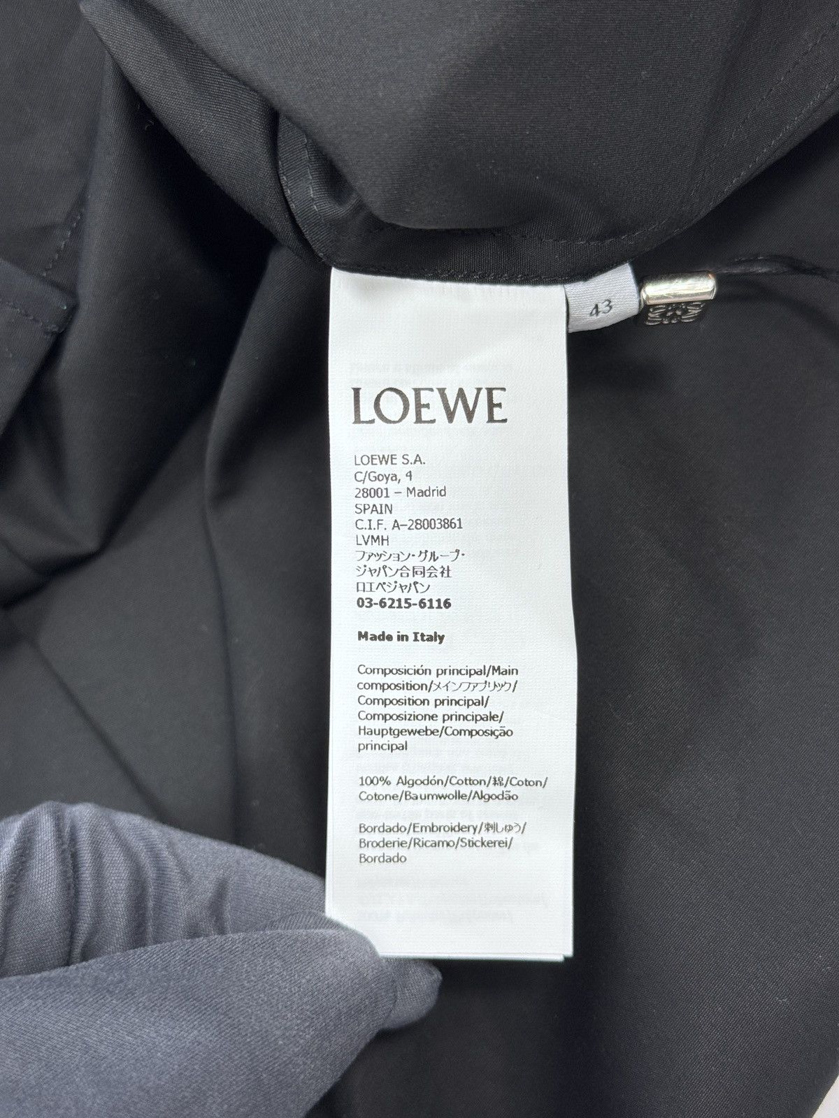 Loewe OVERSIZED LOGO PRINT CLASSIC SHIRT Size US XL / EU 56 / 4 - 7 Thumbnail