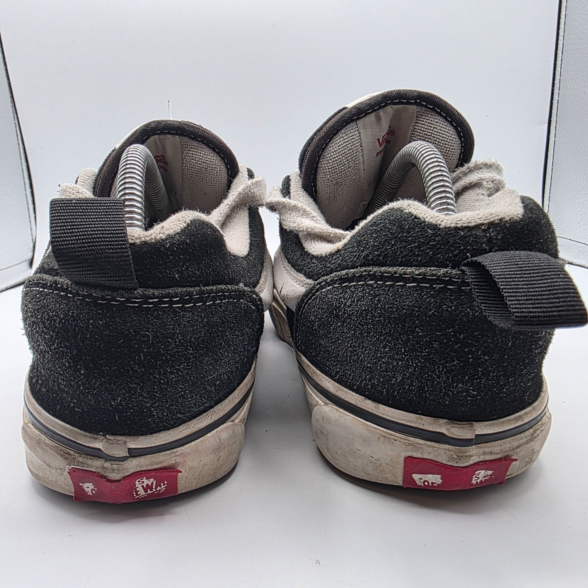 Vans Vans Knu Skool Mens Size 9.5 Black White Suede Chunky Skate Size US 9.5 / EU 42-43 - 4 Thumbnail