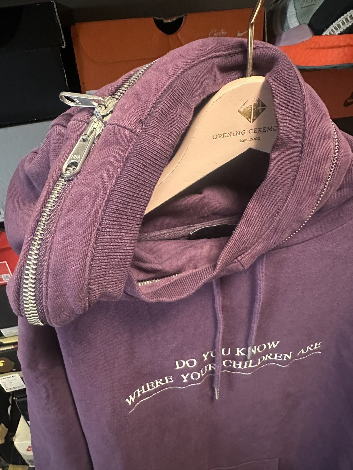 Hood By Air Hba do you know where your children are hoodie Size US XL / EU 56 / 4 - 2 Thumbnail
