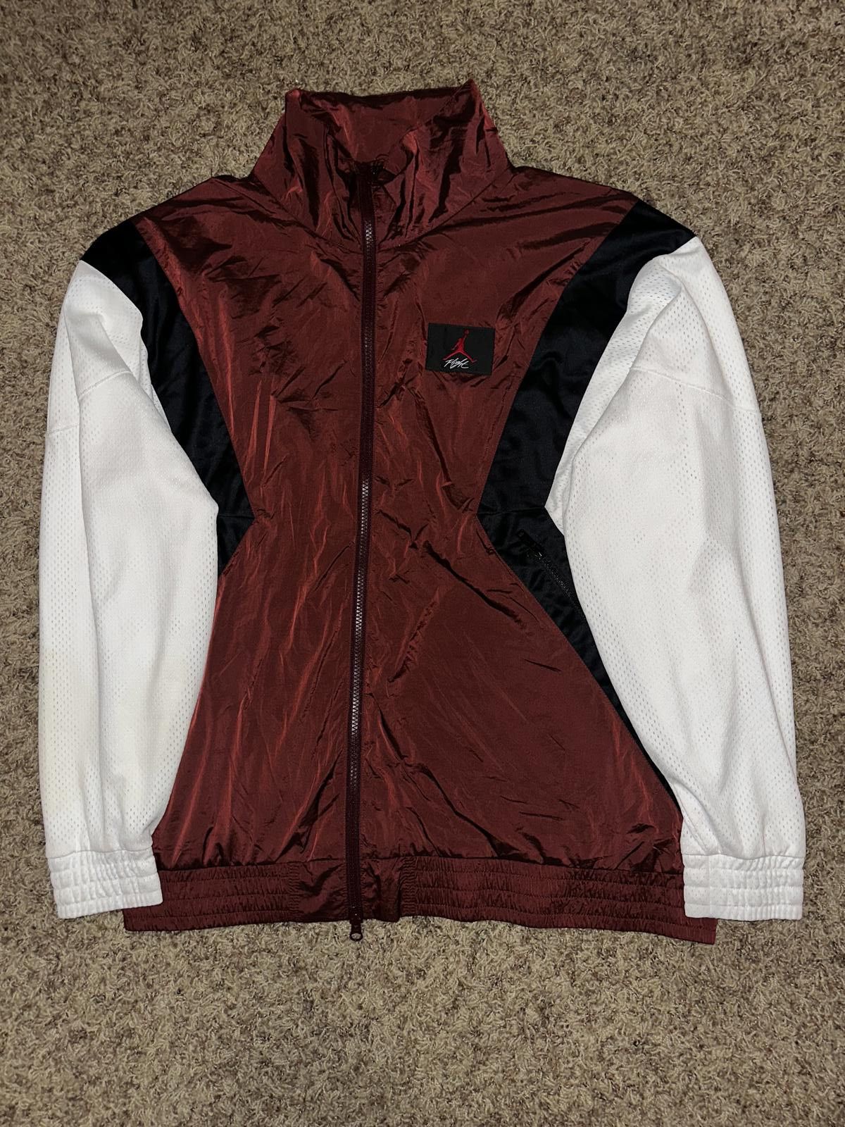 Jordan Brand Air Jordan Flight Warm-Up Gym Red/White/Black Jacket Size US L / EU 52-54 / 3 - 1 Thumbnail