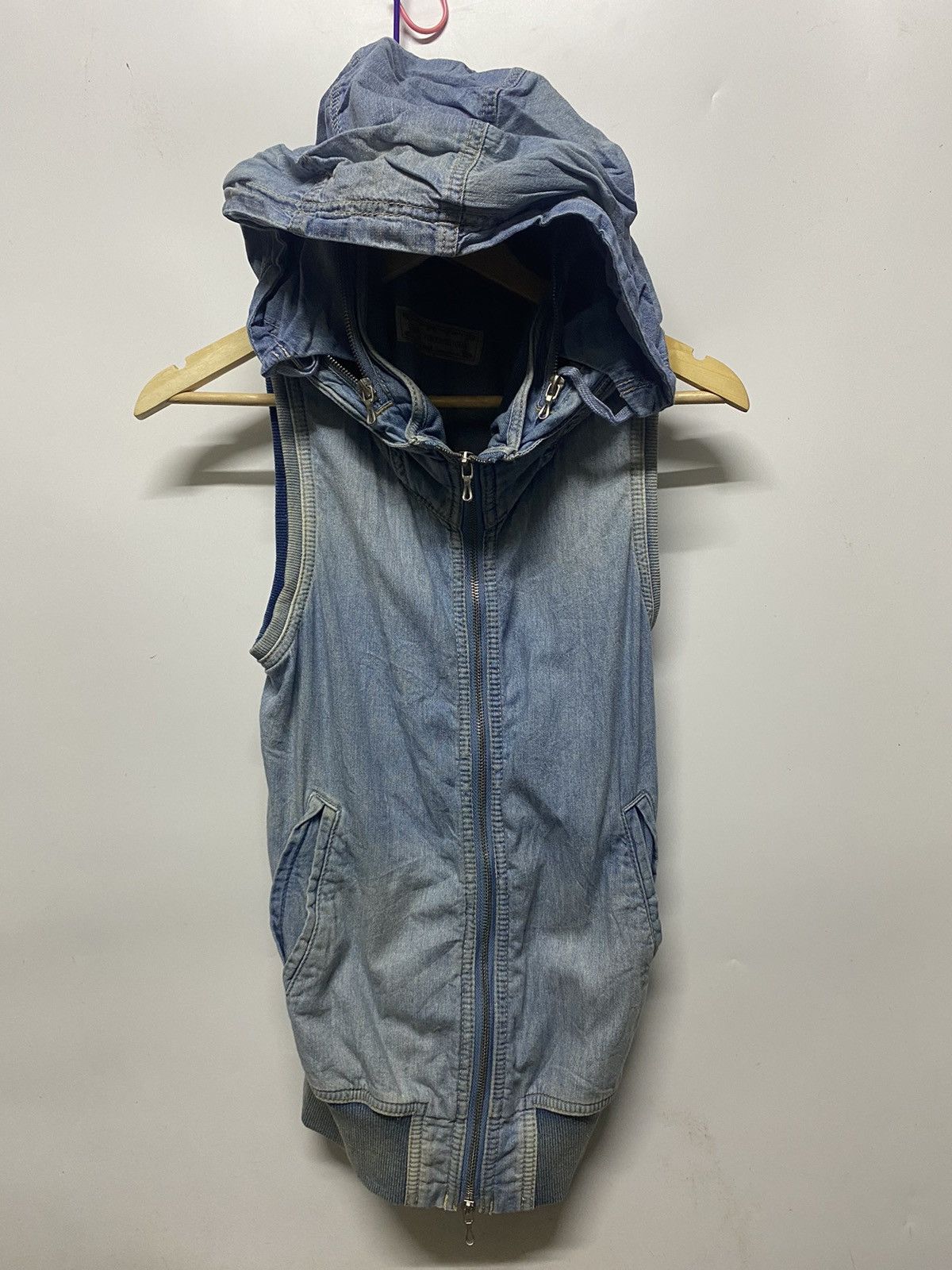 GOA GOA Bono packable zip hoodie faded wash | Grailed