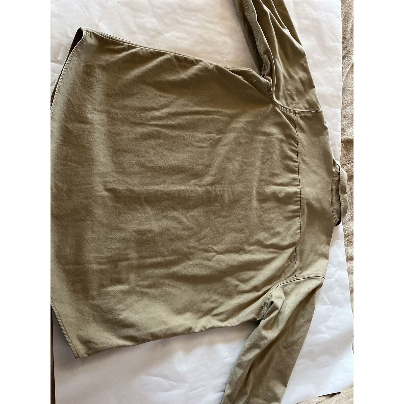L.L. Bean LL Bean Vintage Men’s XXLT Brown Canvas Snap Shacket Jacket Size US XXL / EU 58 / 5 - 13 Thumbnail