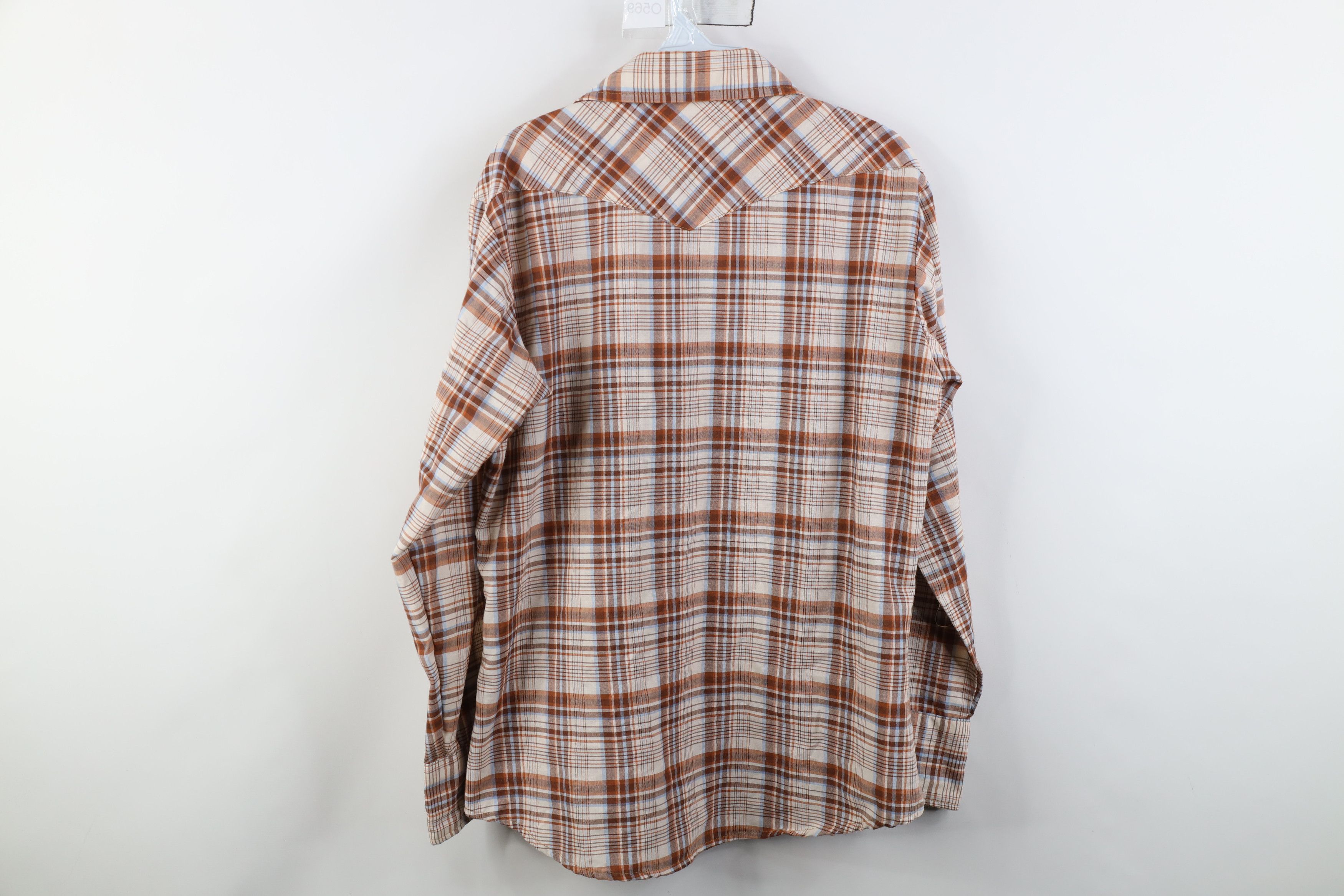 Vintage Vintage 60s 70s Big Mac Peal Snap Button Shirt Plaid USA Size US M / EU 48-50 / 2 - 9 Thumbnail