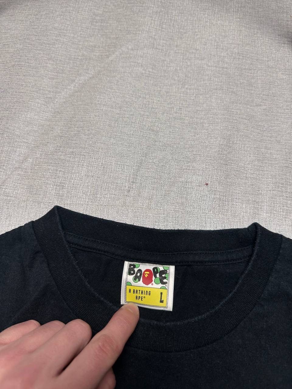 Bape BAPE Ape Shall Never Kill Ape Ape Head Tee Black Size US L / EU 52-54 / 3 - 10 Thumbnail