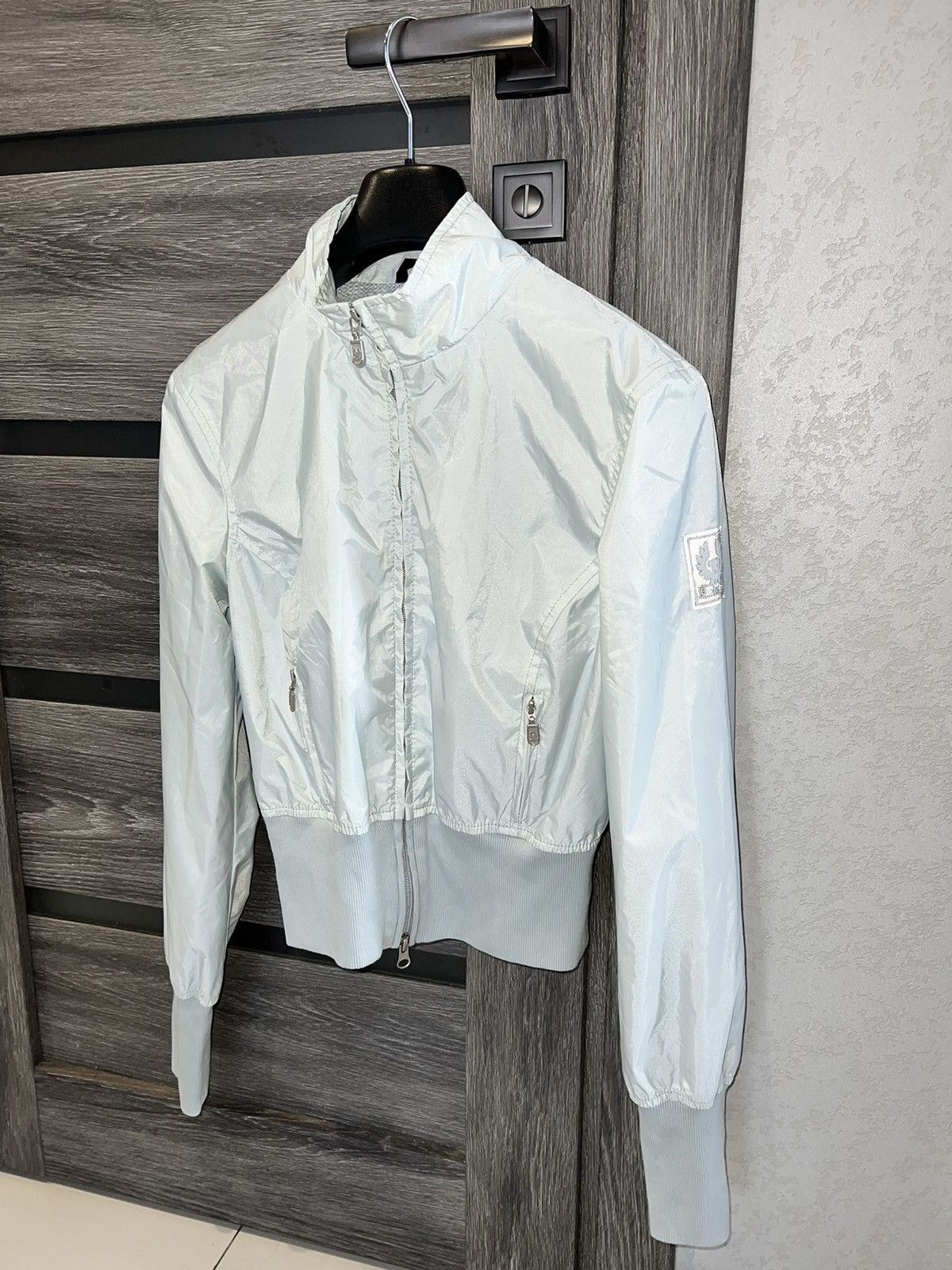 Belstaff Belstaff Silver Nylon jacket reflective logo Size M / US 6-8 / IT 42-44 - 1 Thumbnail
