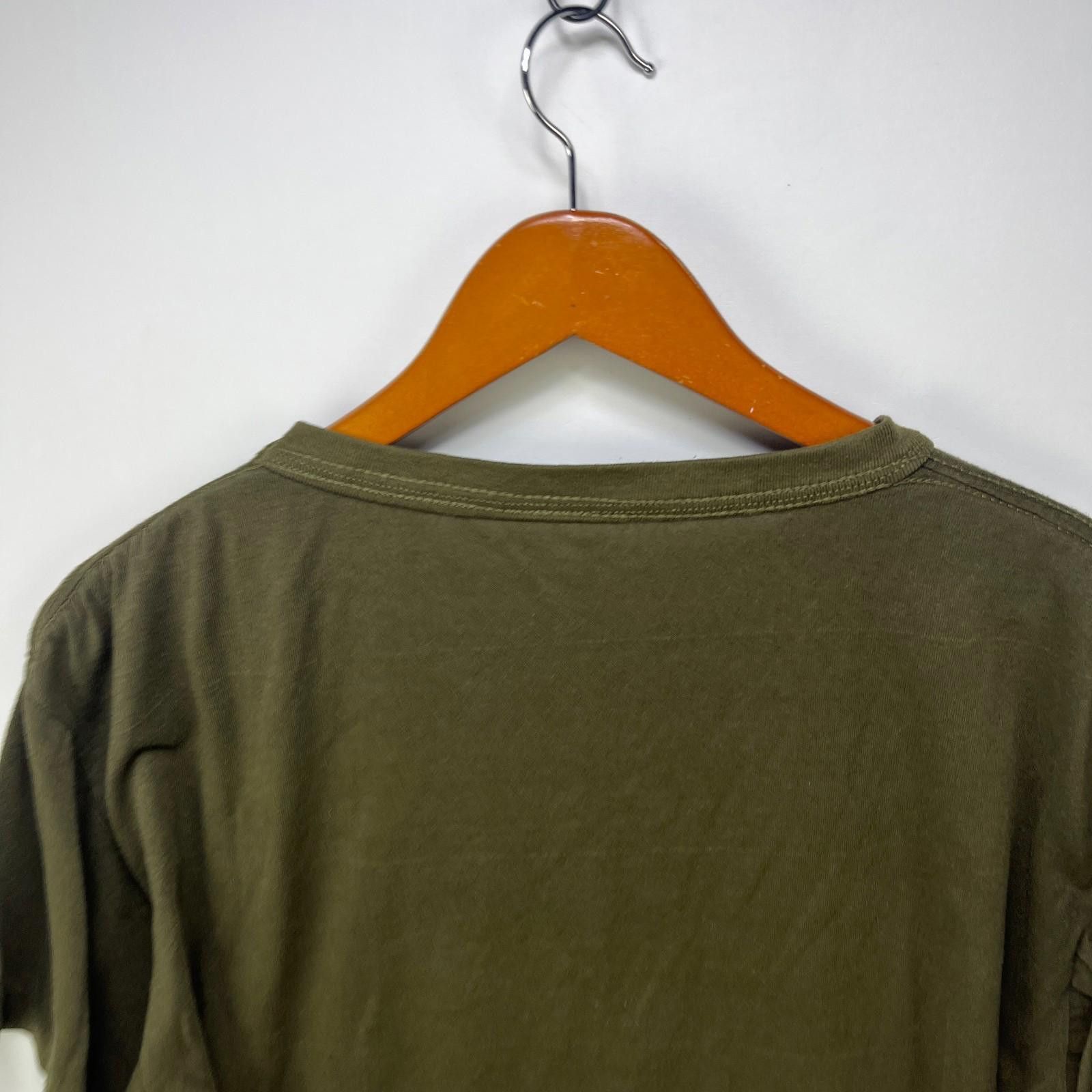 Vintage Vintage 90s Olive Blank Single Stitch Undershirt XL Size US XL / EU 56 / 4 - 9 Thumbnail
