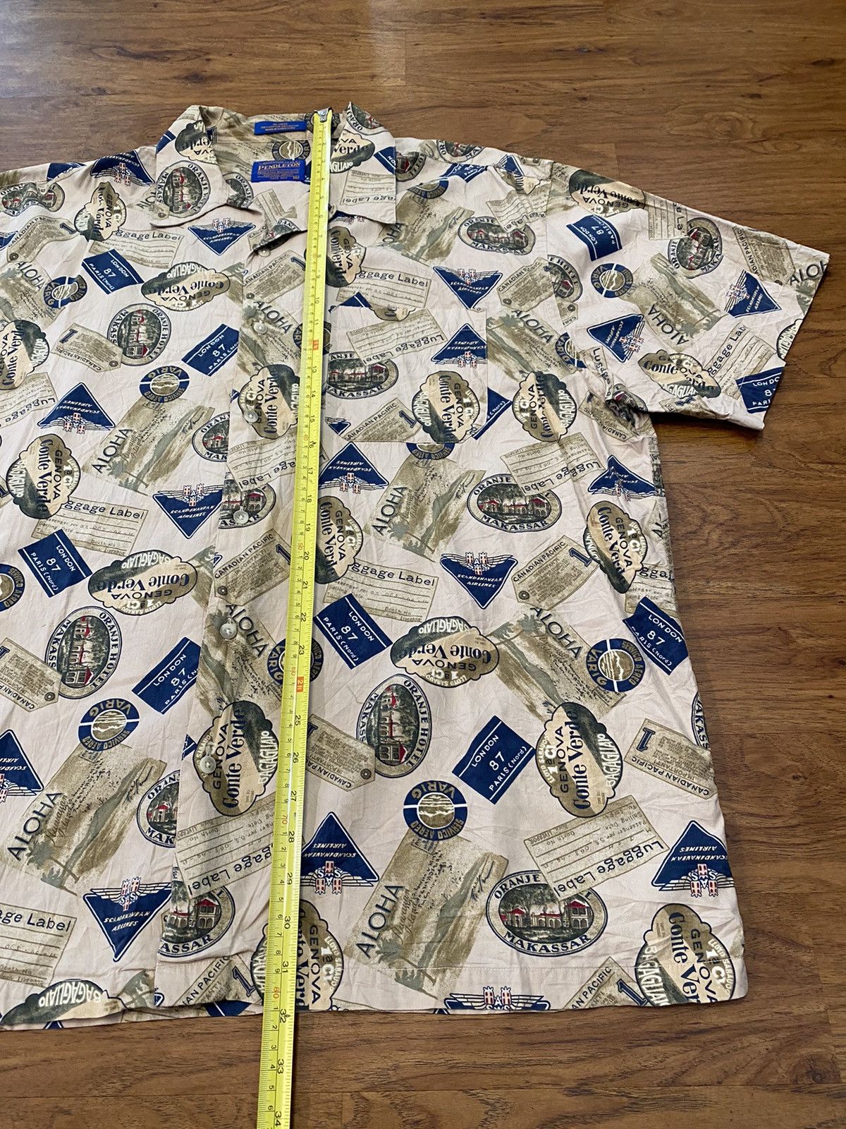 Pendleton Vintage 90’s Pendleton Aloha Hawaiian Shirt Men’s XL Paris Size US XL / EU 56 / 4 - 5 Thumbnail