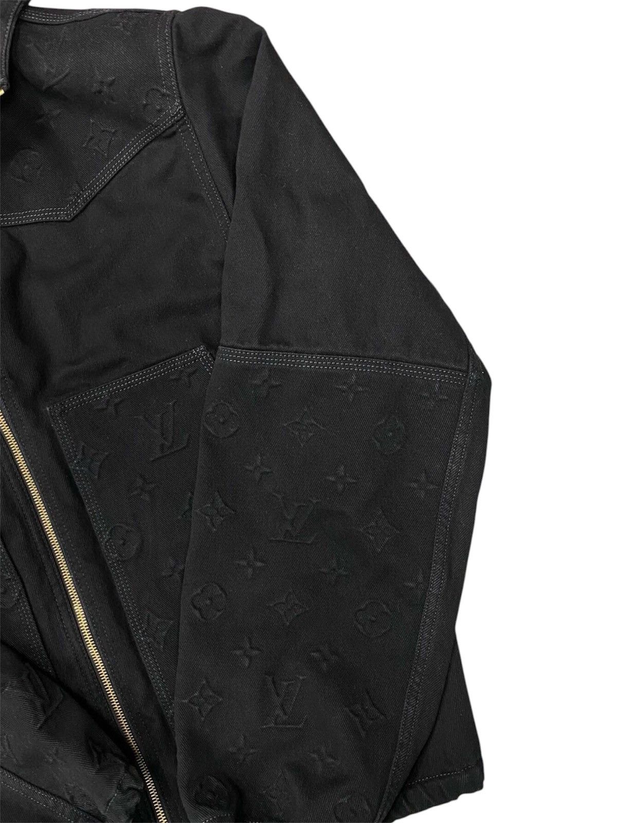 Louis Vuitton Louis Vuitton 48 Carpenter Hooded Denim Jacket 3D Monogram Size US M / EU 48-50 / 2 - 4 Thumbnail