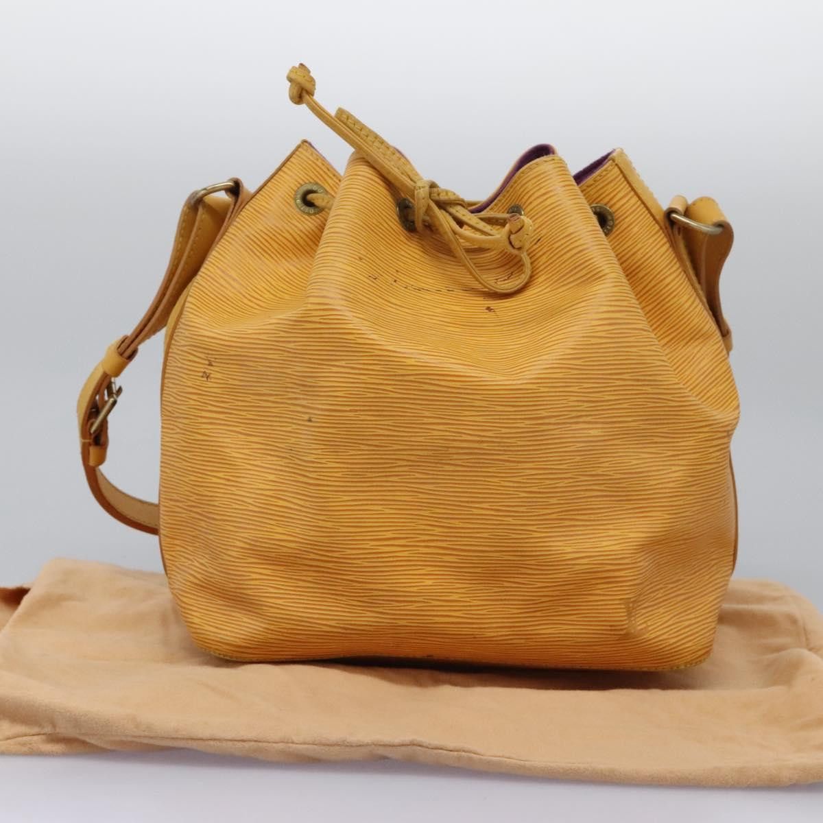 Louis Vuitton LOUIS VUITTON Epi Petit Noe Shoulder Bag Yellow M44109 Size ONE SIZE - 12 Thumbnail