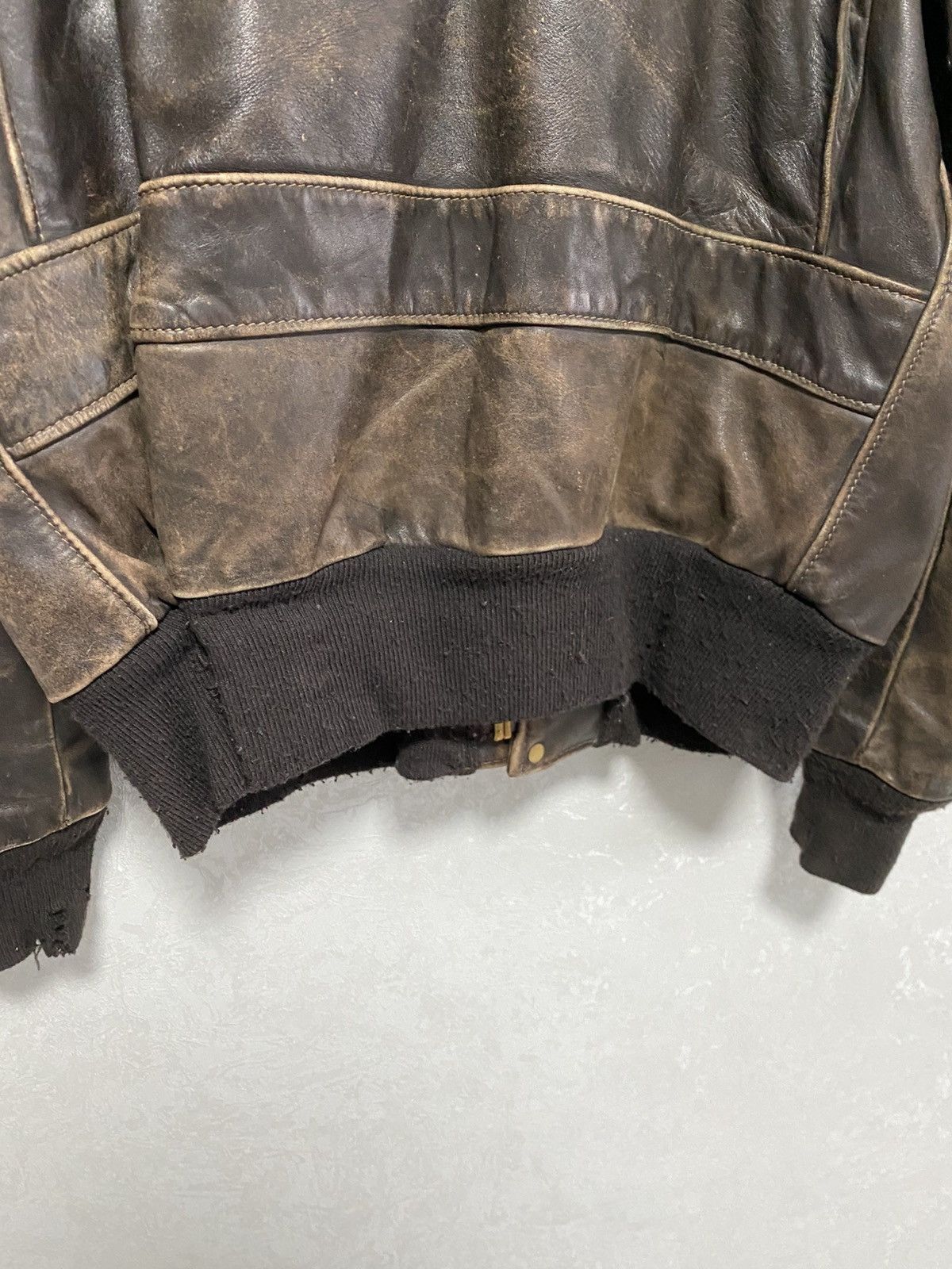 Schott GENUINE VINTAGE 70s SCHOTT IS 674 MS LEATHER FLIGHT JACKET Size US M / EU 48-50 / 2 - 23 Thumbnail