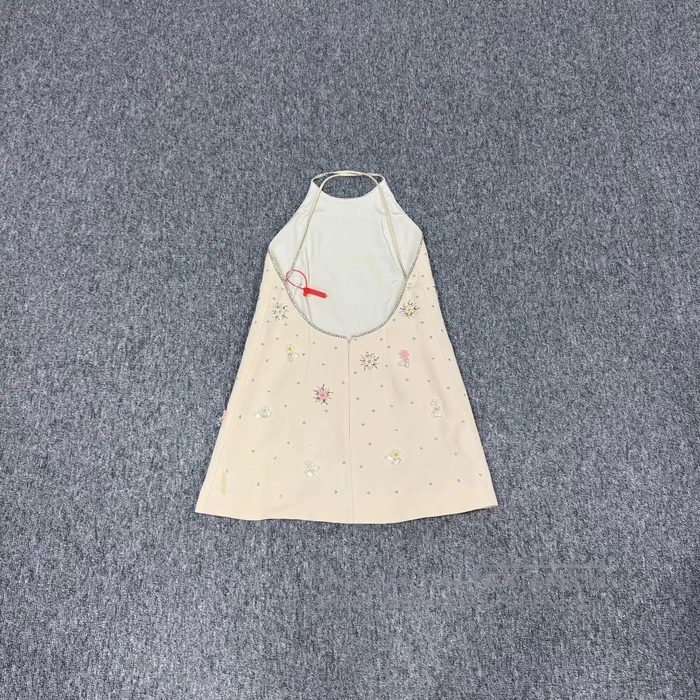 Miu Miu miu miu Hand-crafted drill-cut backless dress with suspend Size M / US 6-8 / IT 42-44 - 3 Thumbnail