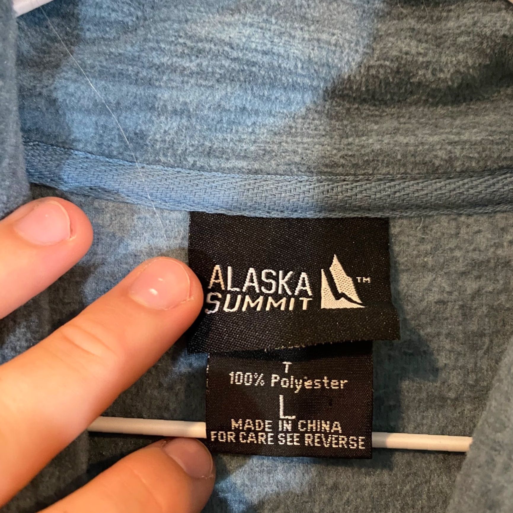 Vintage Alaska Summit Jacket Mens Large Blue Fleece Full Zip Pullover Hiking Climbing Size US L / EU 52-54 / 3 - 3 Thumbnail