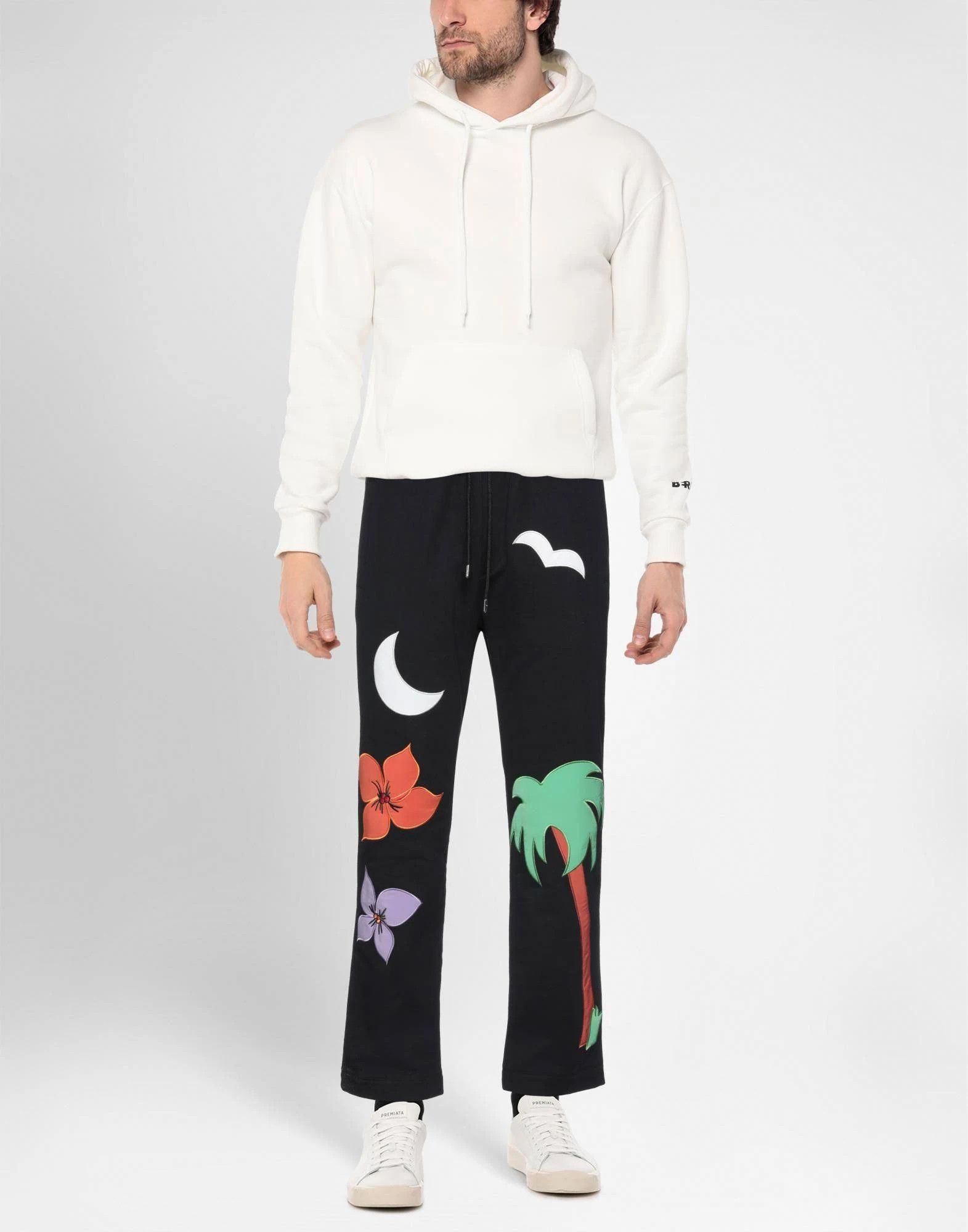 Just Don o1mle0424 Sweatpants & Joggers in Black Size US 30 / EU 46 - 2 Thumbnail
