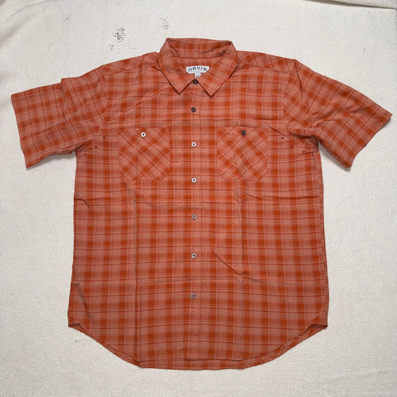 Orvis Orvis Plaid Short Sleeve Button Down | Sz L Size US L / EU 52-54 / 3 - 2 Thumbnail