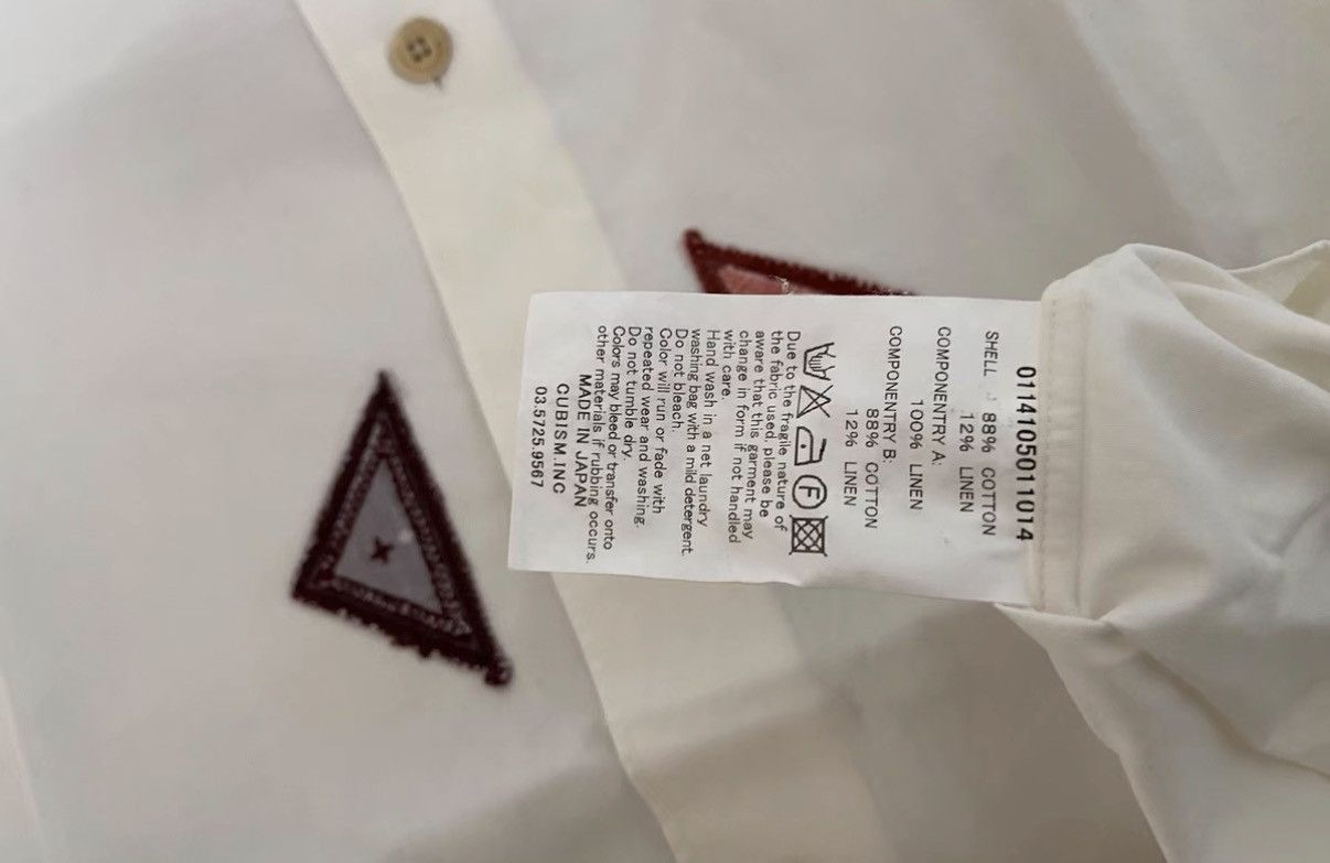 Visvim VISVIM SHIRT Triangle, Long-Sleeve Shirt Size US S / EU 44-46 / 1 - 3 Thumbnail