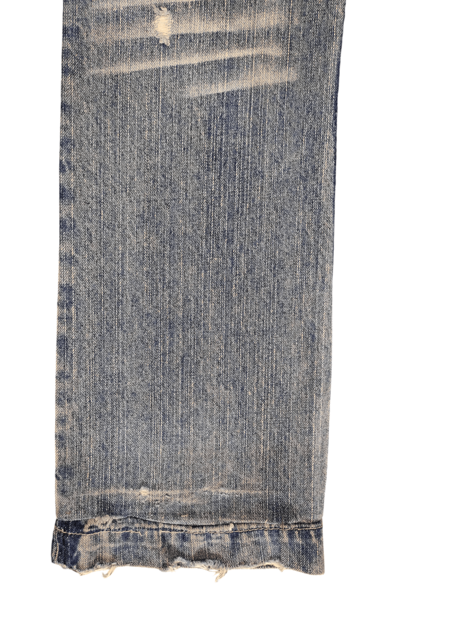 If Six Was Nine Slim Flare Jeans Iron Clawmark Distress Faded Jeans Bootcut Size US 32 / EU 48 - 17 Thumbnail