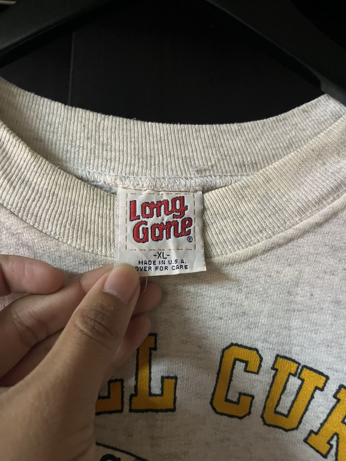 NFL Rare Lone gone Pittsburgh sweatshirt vintage 1992 Size US XL / EU 56 / 4 - 3 Thumbnail
