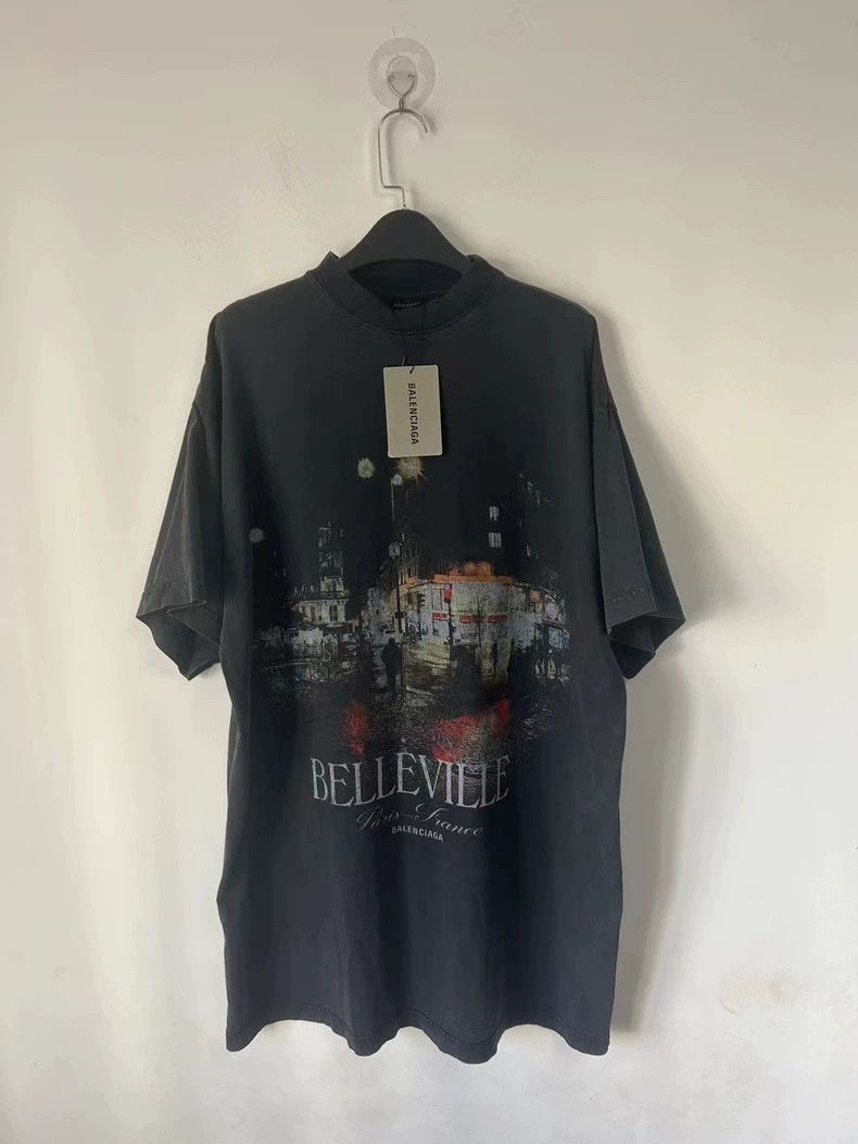 Balenciaga Balenciaga Limited washing at night to make old short slee Size US S / EU 44-46 / 1 - 1 Thumbnail