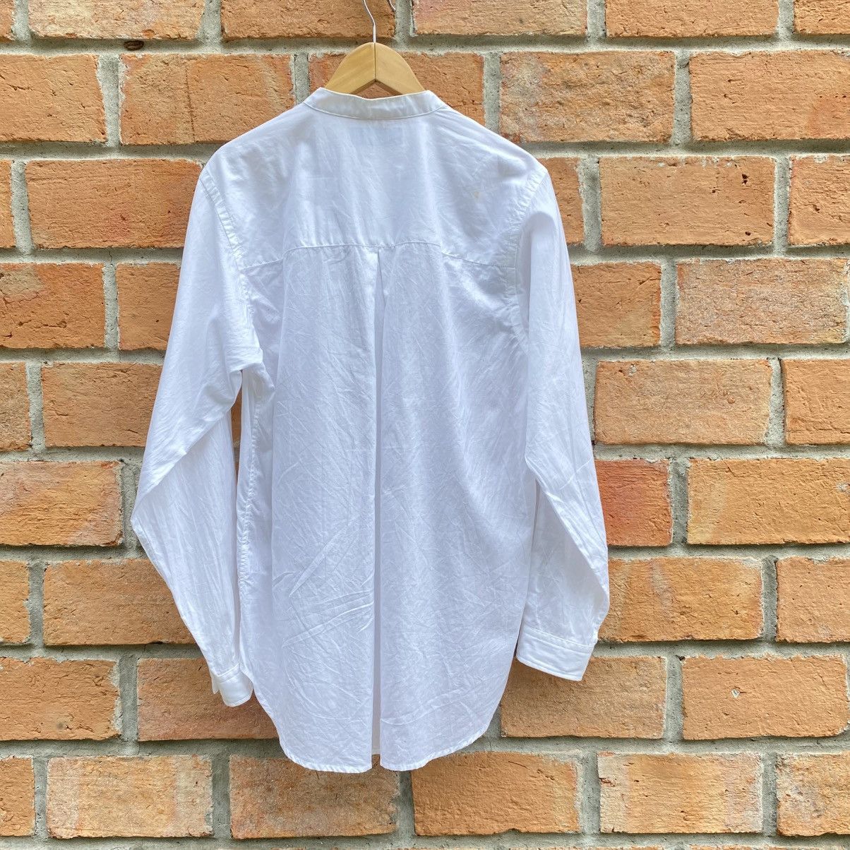 Zucca Zucca White Fitted Button-Up Shirt Size XS / US 0-2 / IT 36-38 - 4 Thumbnail