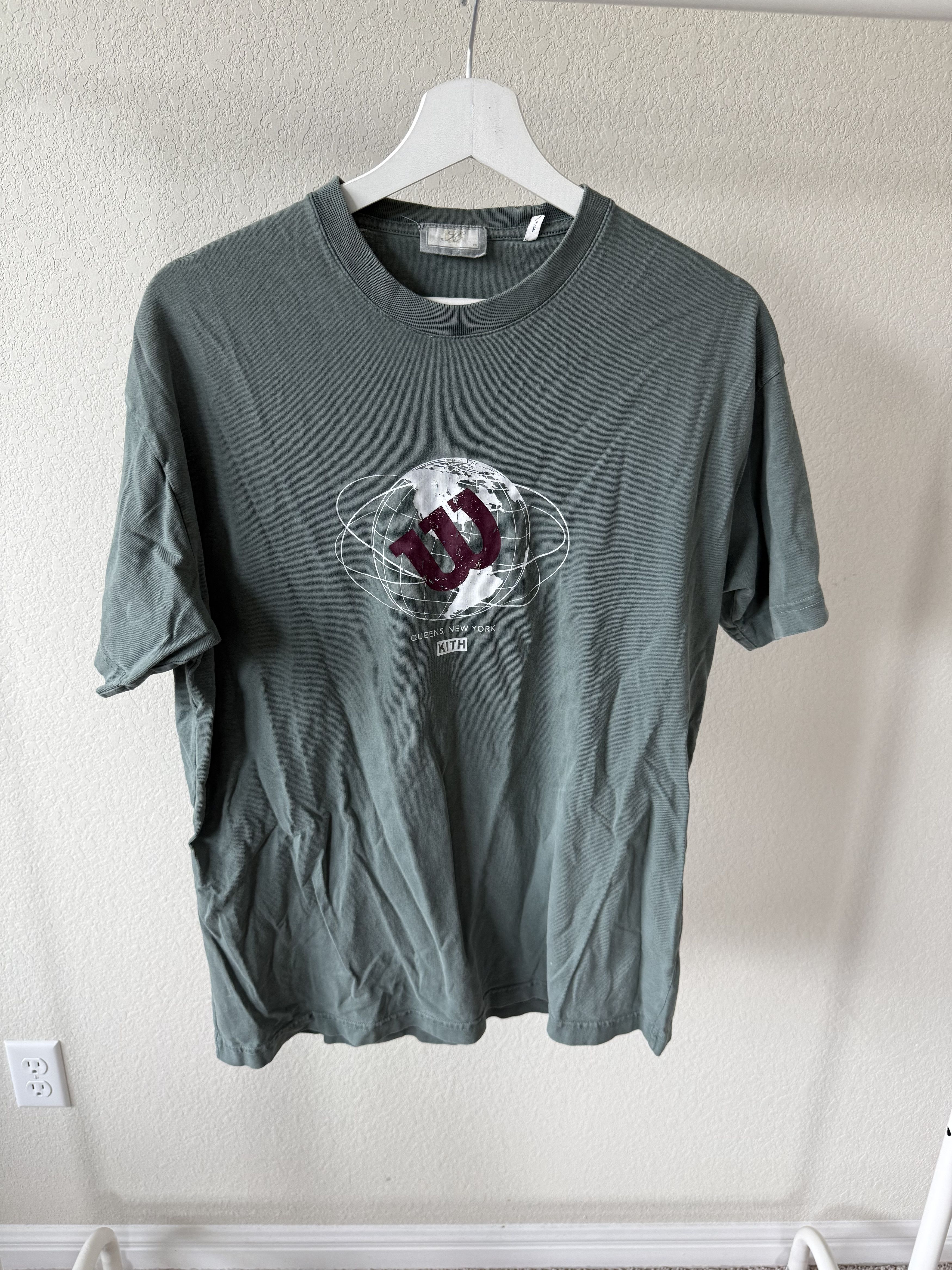 Kith Kith For Wilson Queens Vintage Tee 'Court Green' Size US XS / EU 42 / 0 - 2 Thumbnail