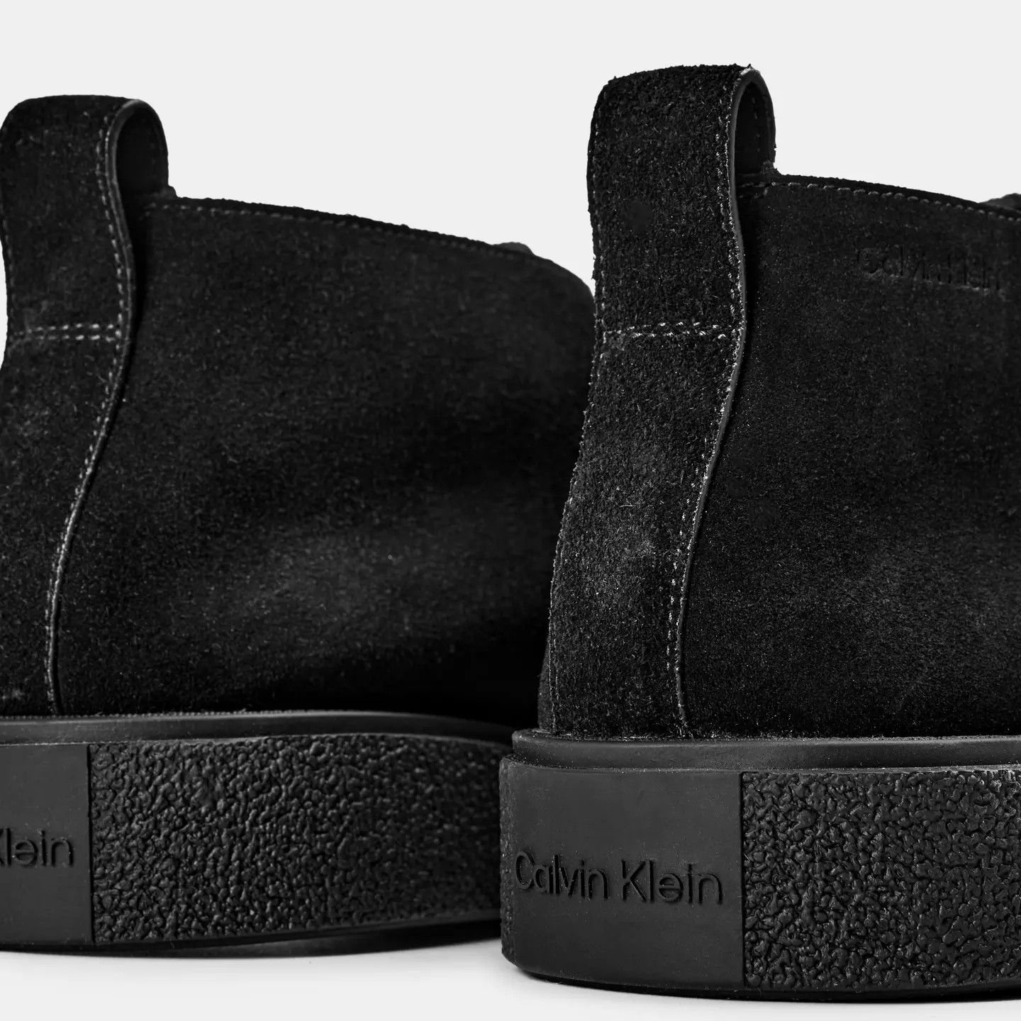 Calvin Klein o1g2r1mq0426 Suede Desert Boots in Black Size US 8 / EU 41 - 4 Thumbnail
