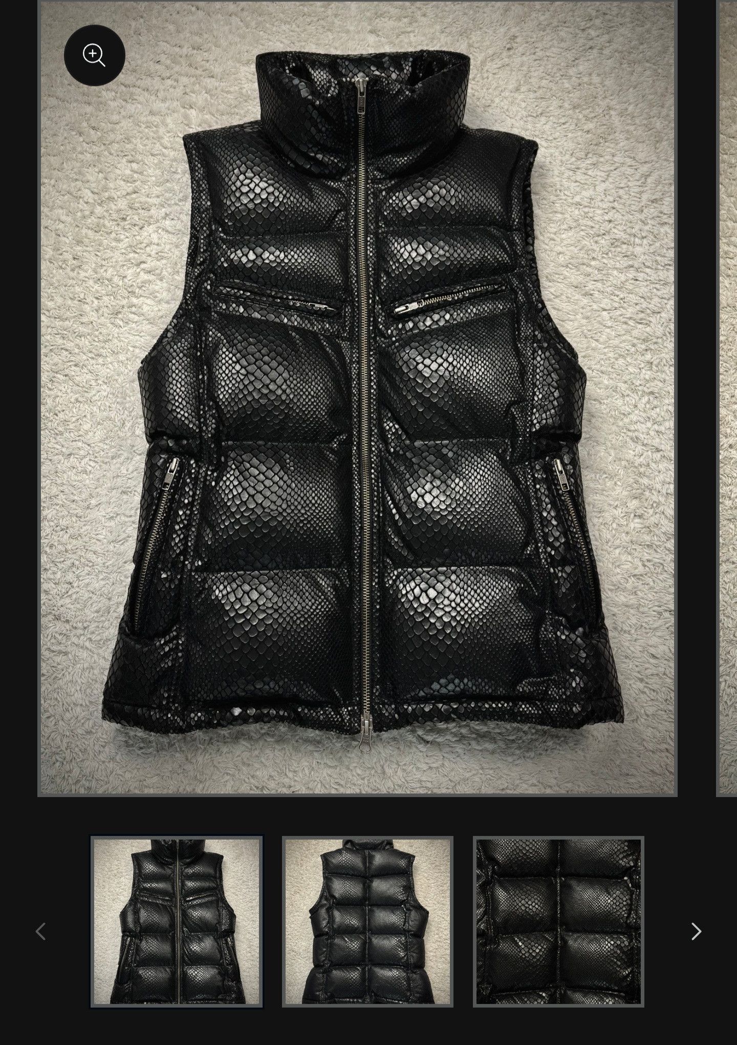 KMRii L7 Real Hip Python Puffer Vest Kmrii 16th Addiction Rick Size US S / EU 44-46 / 1 - 2 Thumbnail