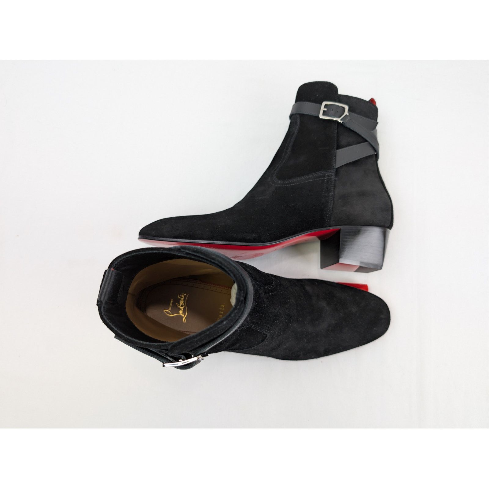 Christian Louboutin o1rshd1 Rosalio Jodhpur 40 Boots in Black 43 Size US 10 / EU 43 - 1 Thumbnail