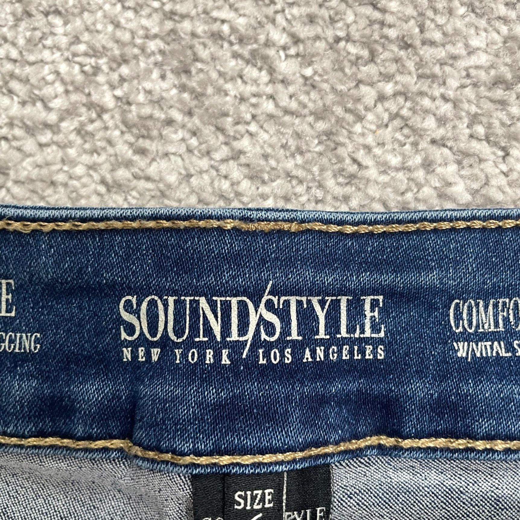 Vintage Soundstyle Jessie Jeans Womens 6 Blue High Rise Skinny Stretch 28x28 City USA Classic Size 28" / US 6 / IT 42 - 7 Thumbnail