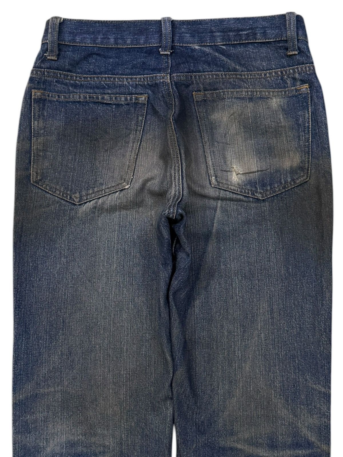 Japanese Brand Vintage Japanese Denim Jeans Y2K Vintage Fade mud wash | W29 Size US 29 - 5 Thumbnail