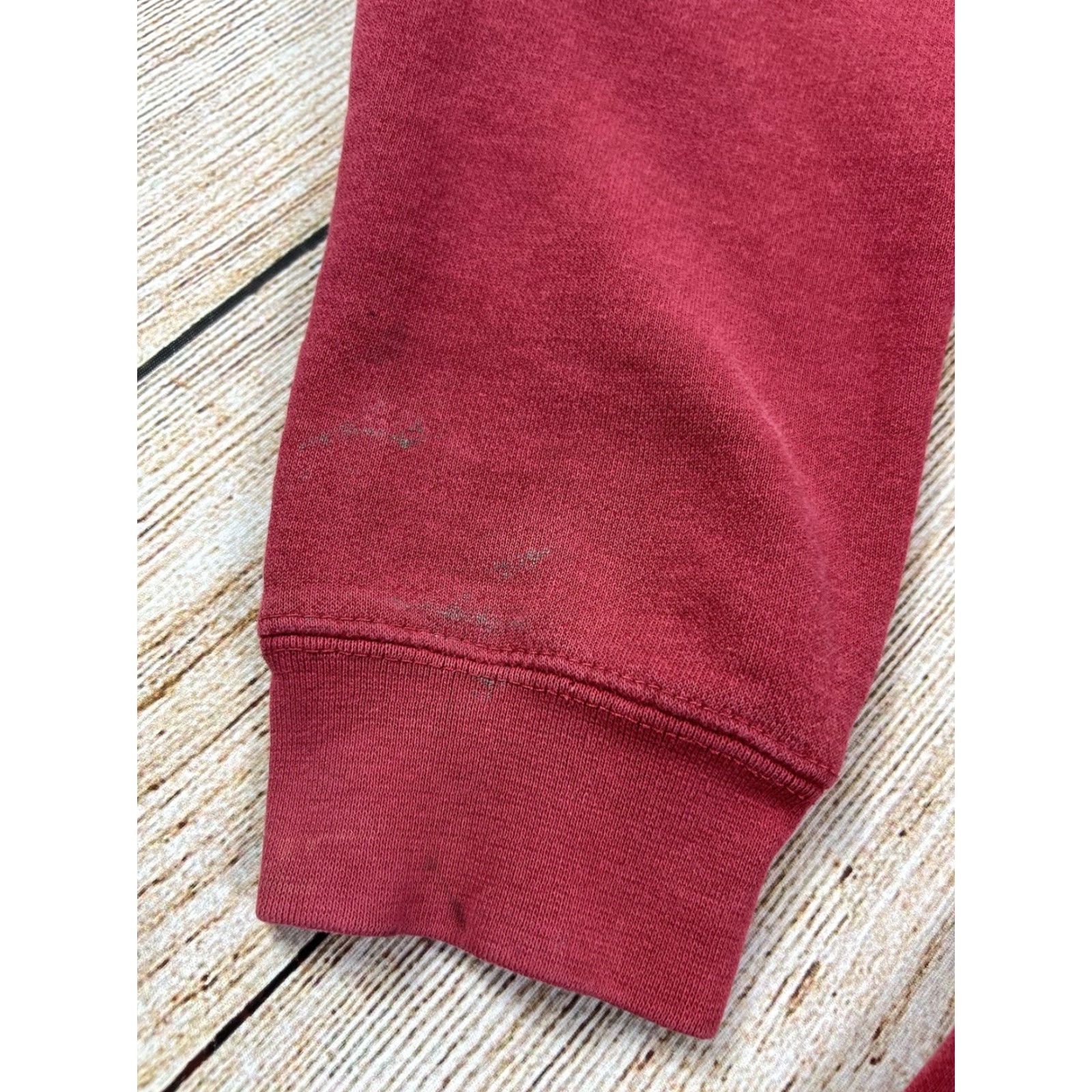 Vintage VINTAGE American Crown Hoodie Sweatshirt Missouri State Spellout Red Size M Men Pullover 90s? Size US M / EU 48-50 / 2 - 5 Thumbnail