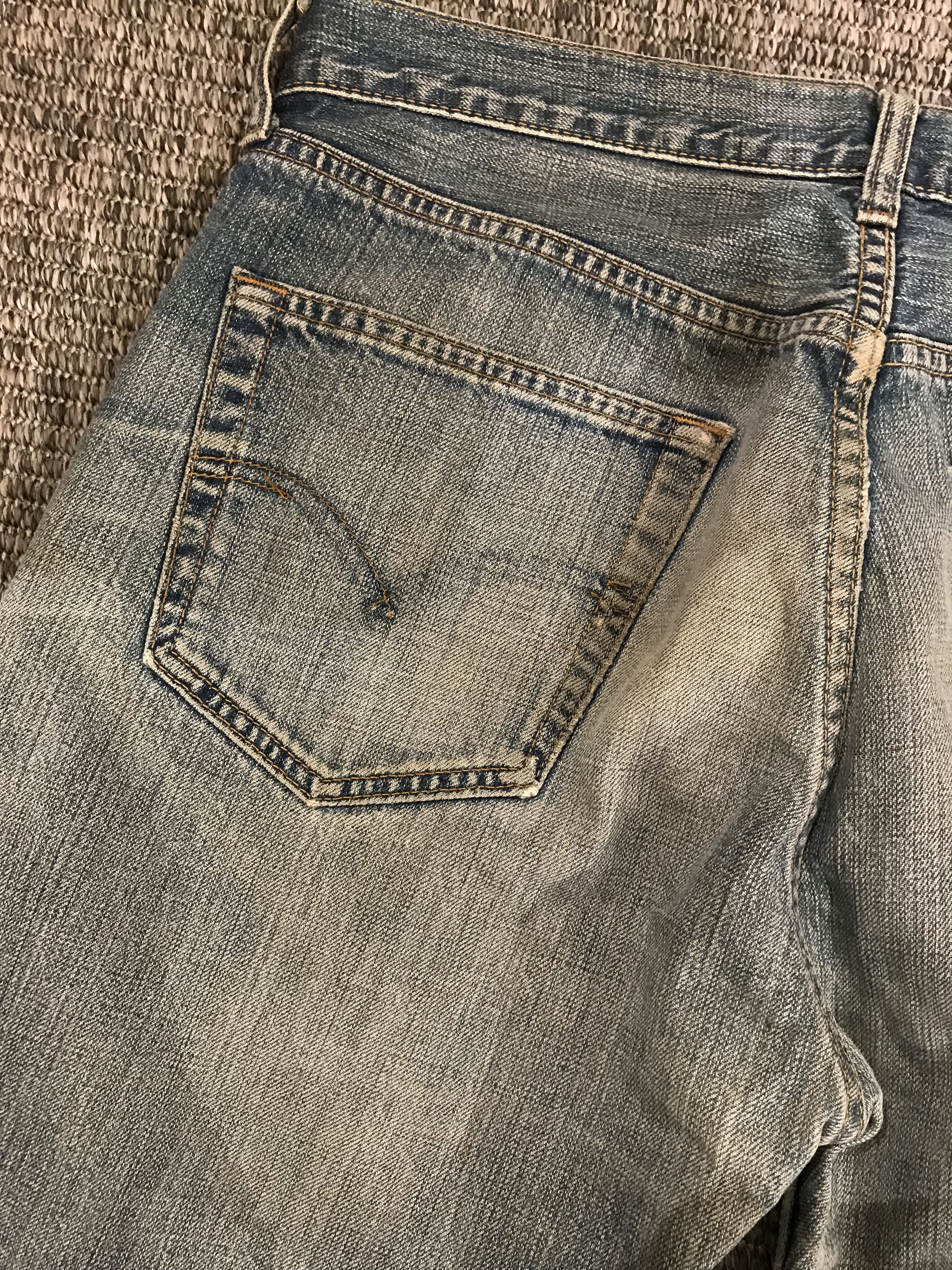 Levi's LEVIS 501 JAPAN DISTRESSED THRASHED RIPPED DENIM JEANS Size US 32 / EU 48 - 4 Thumbnail