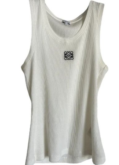 white Loewe tank top