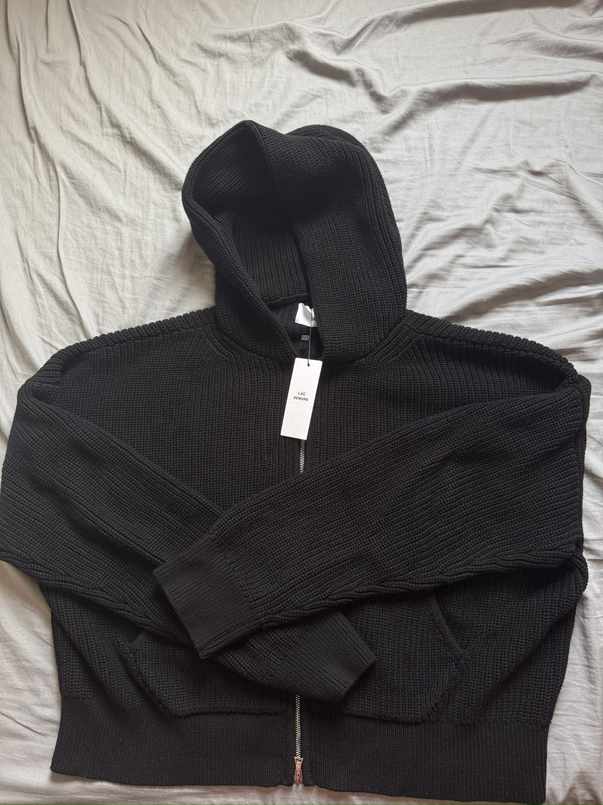Lac Demure FISHERMAN INK CROPPED ZIP HOODIE Size US S / EU 44-46 / 1 - 2 Thumbnail