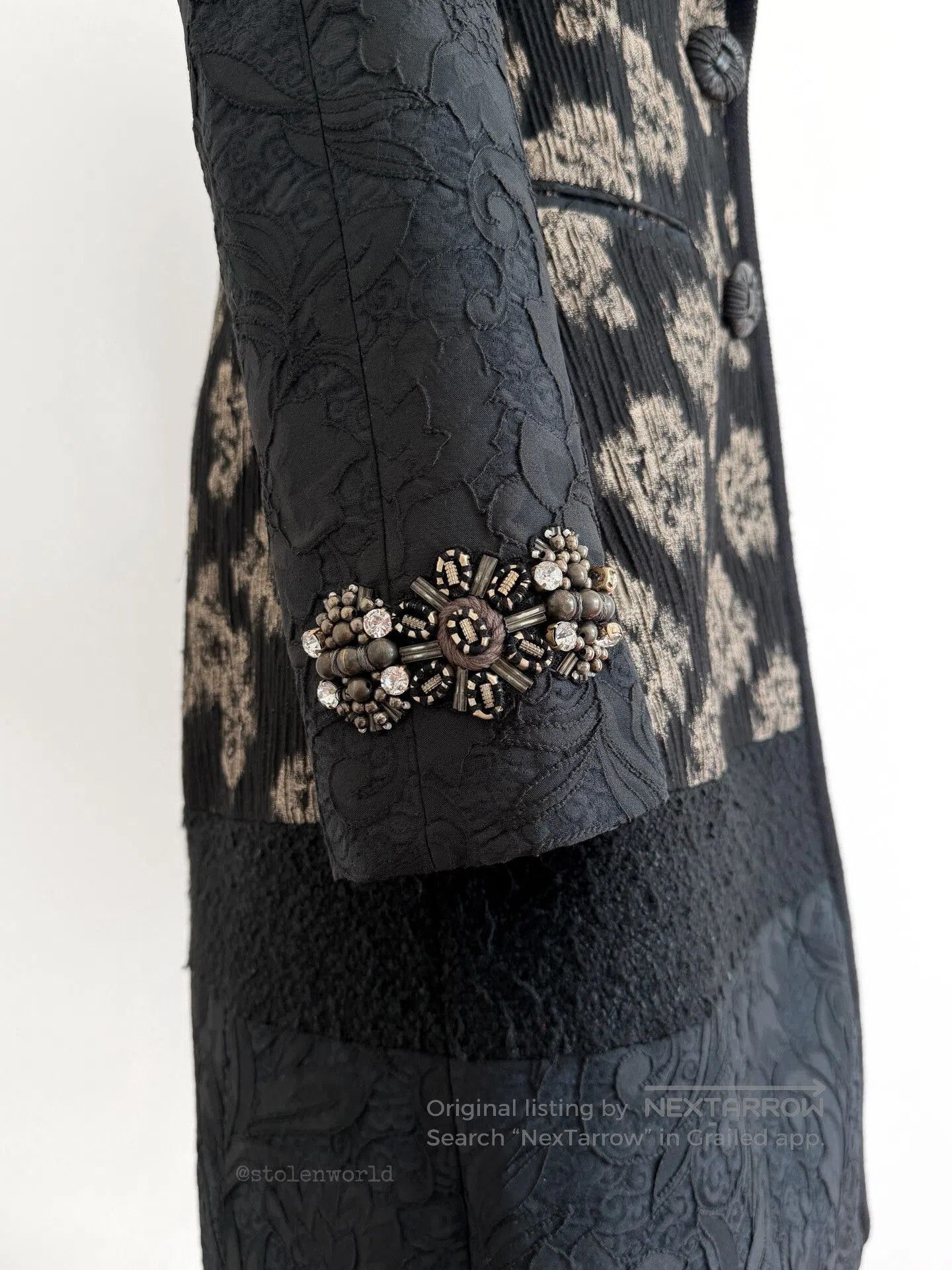 Kenzo kenzo floral embellished coat with intricate detailing. Size M / US 6-8 / IT 42-44 - 2 Thumbnail