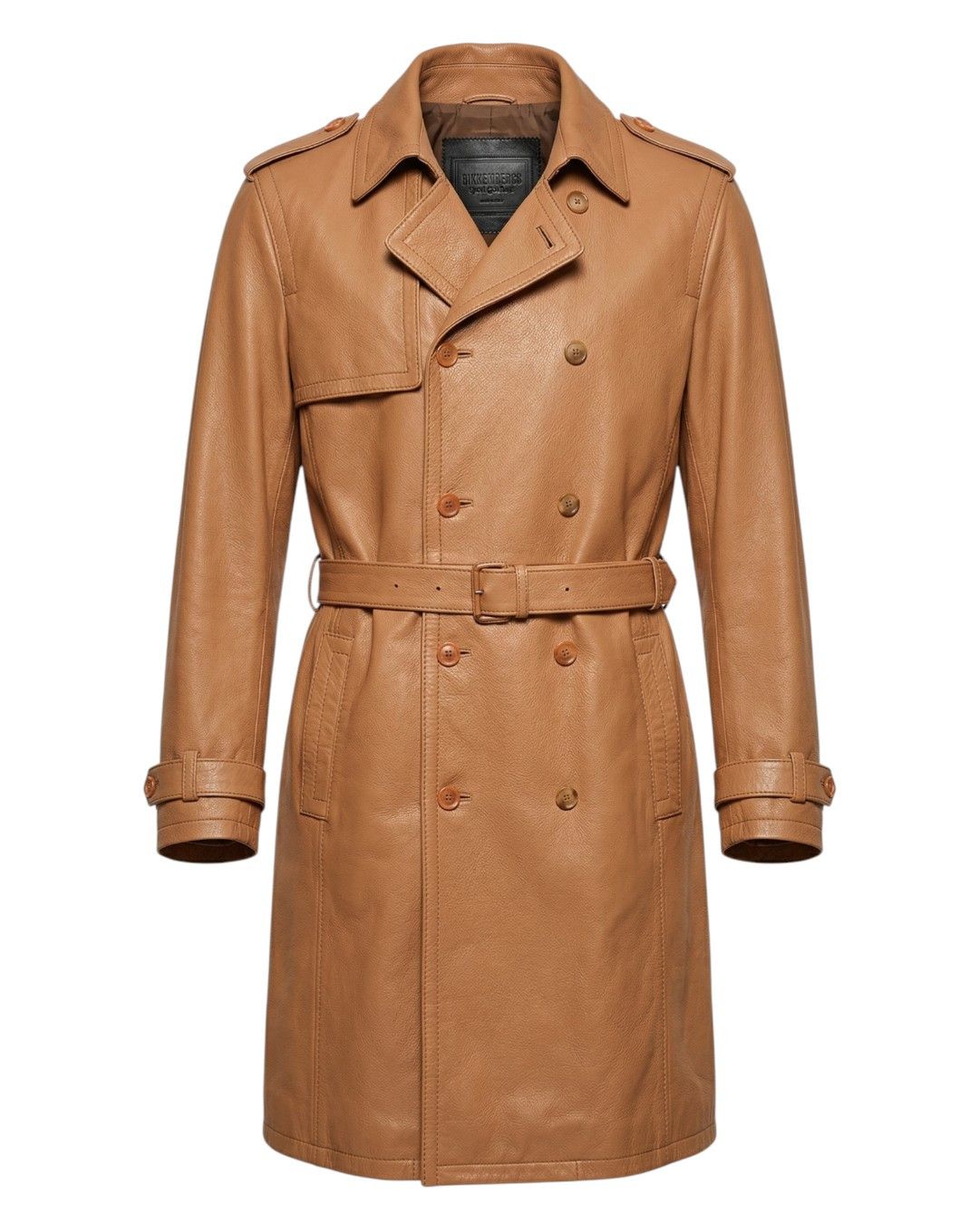 Dirk Bikkembergs SPORT COUTURE LEATHER BELTED TRENCH COAT Size US M / EU 48-50 / 2 - 1 Thumbnail