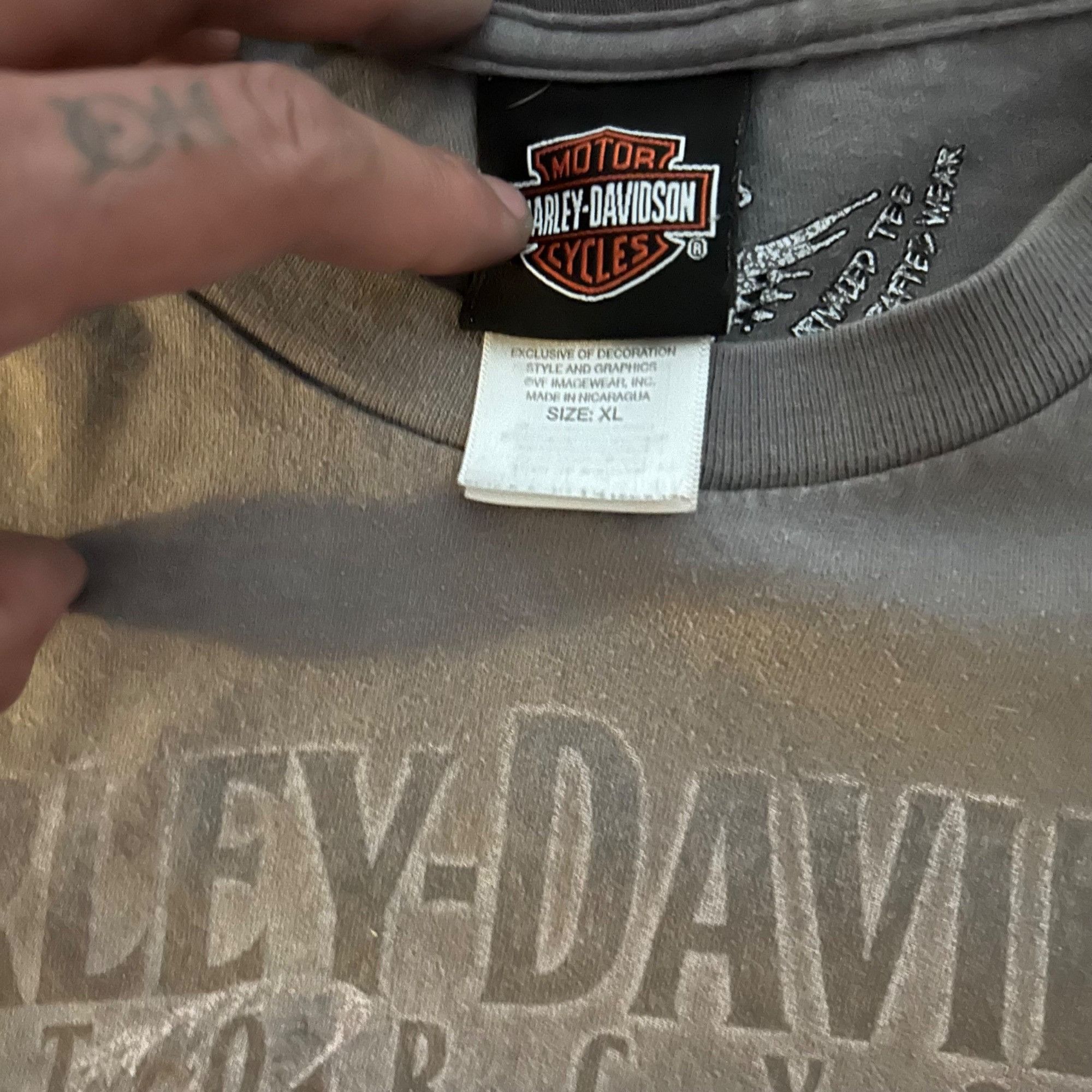 Harley Davidson Vintage/Y2K Style Harley Davidson Shirt Size US XL / EU 56 / 4 - 3 Thumbnail