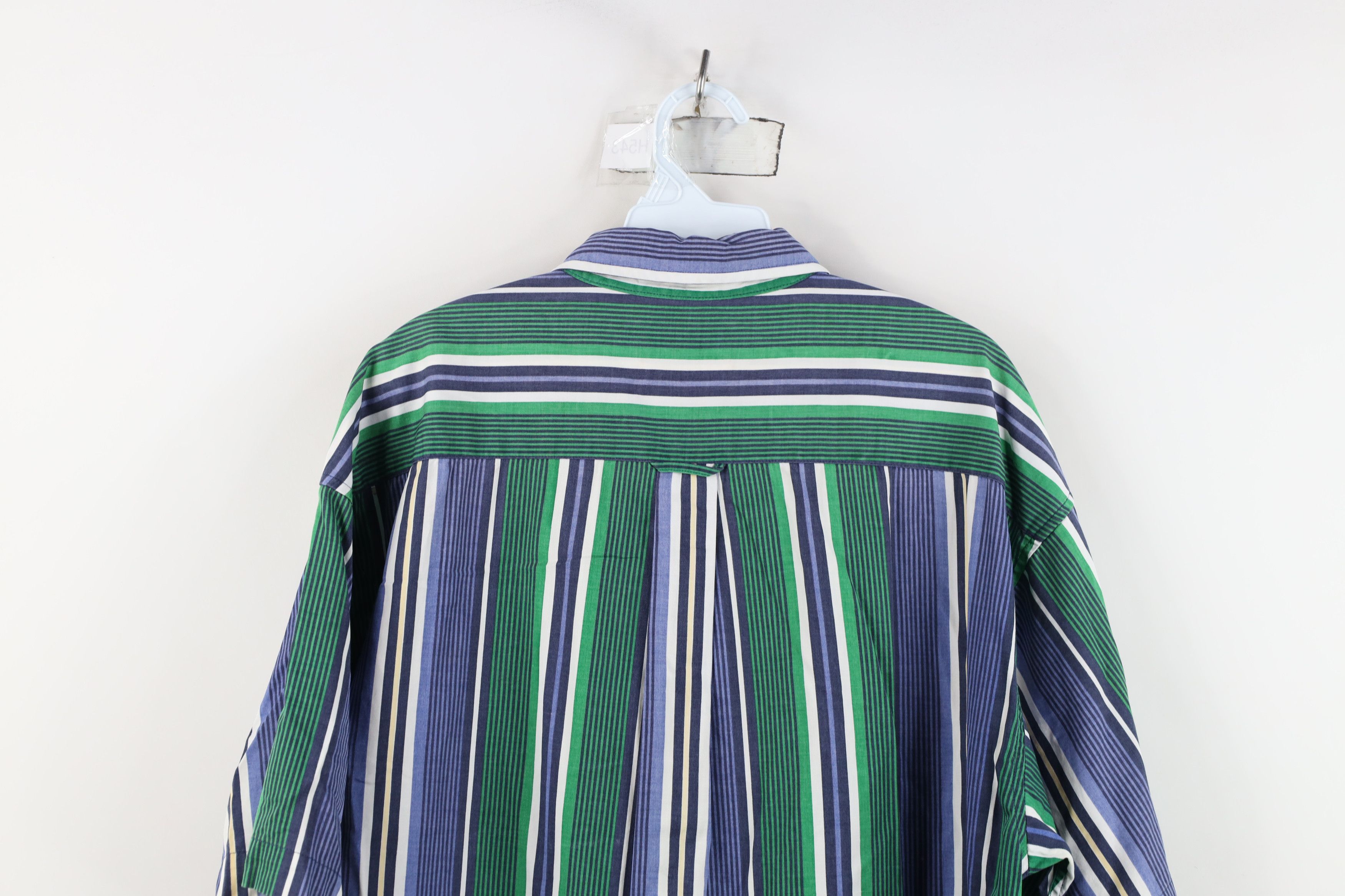 Vintage Vintage 90s Streetwear Short Sleeve Button Down Shirt Size US L / EU 52-54 / 3 - 12 Thumbnail