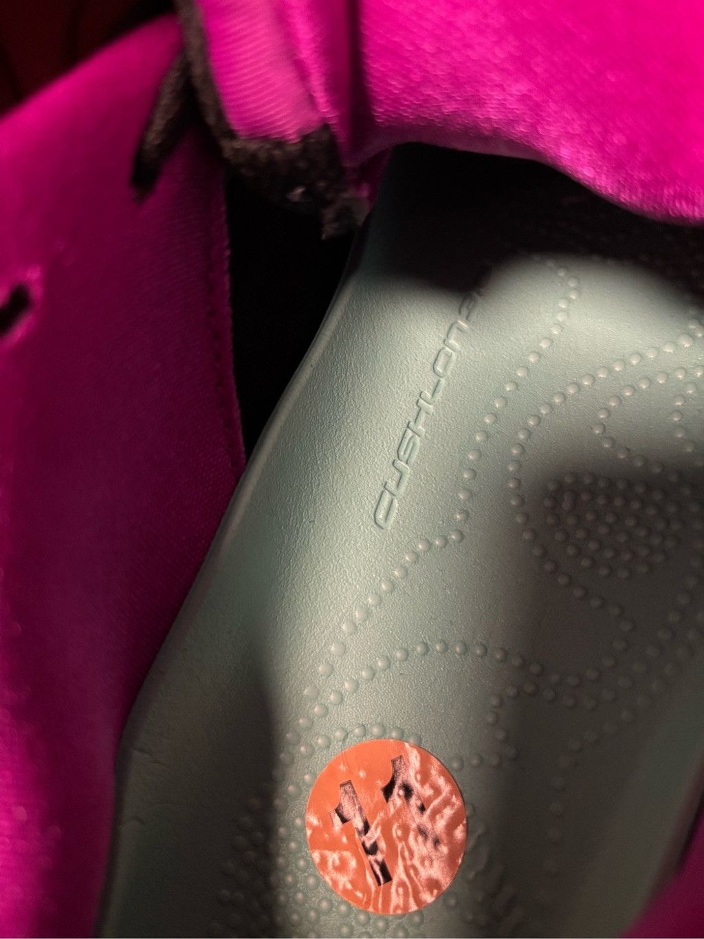 Jordan Brand Jordan Zion Black Athletic Shoes with Pink Collar and Teal L Size US 11 / EU 44 - 10 Thumbnail