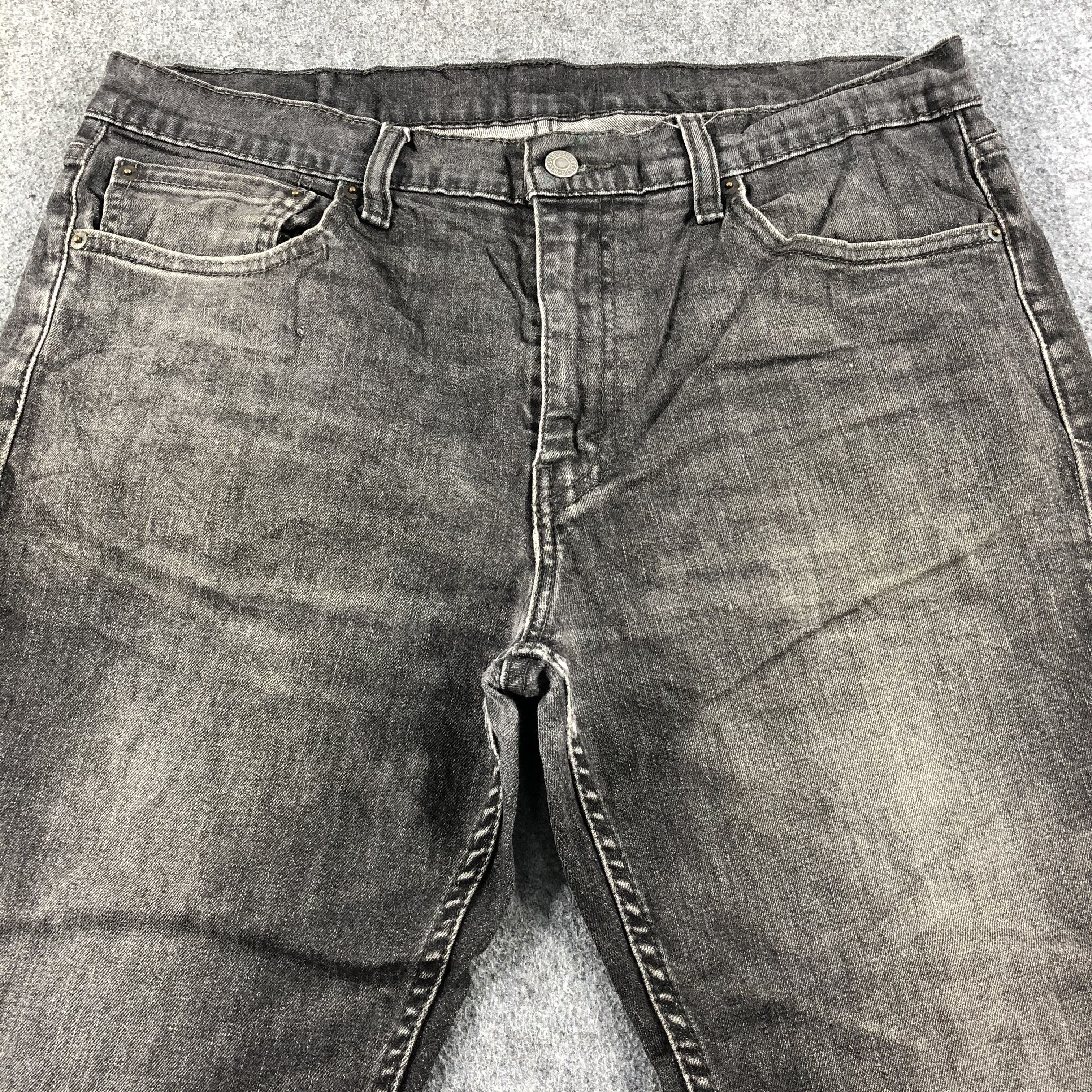 Levi's Vintage Faded Black Levis 511 Jeans-J2351 Size US 36 / EU 52 - 3 Thumbnail