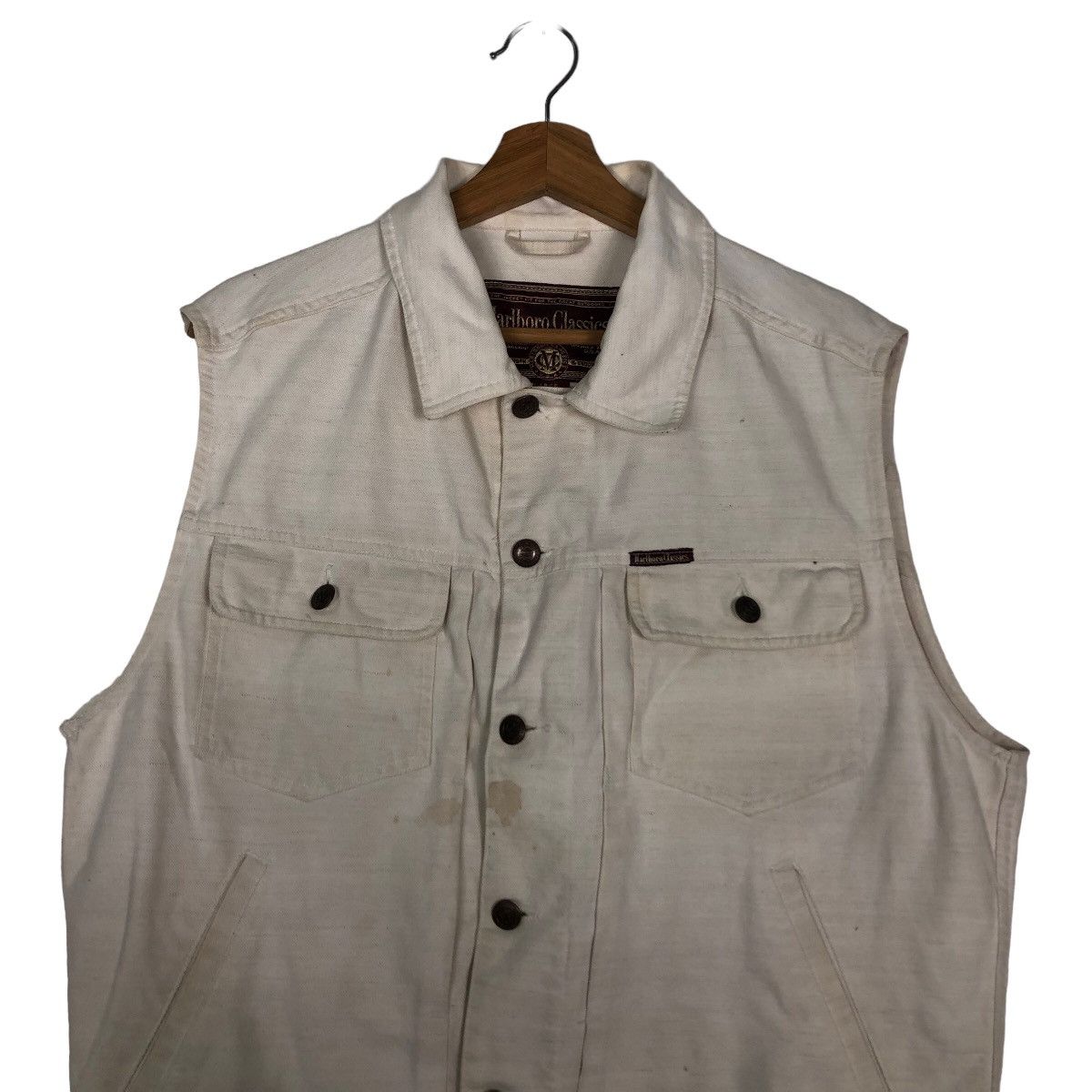 Japanese Brand 🔥Vtg Utility Vest Jacket Marlboro Classic Size US L / EU 52-54 / 3 - 3 Thumbnail