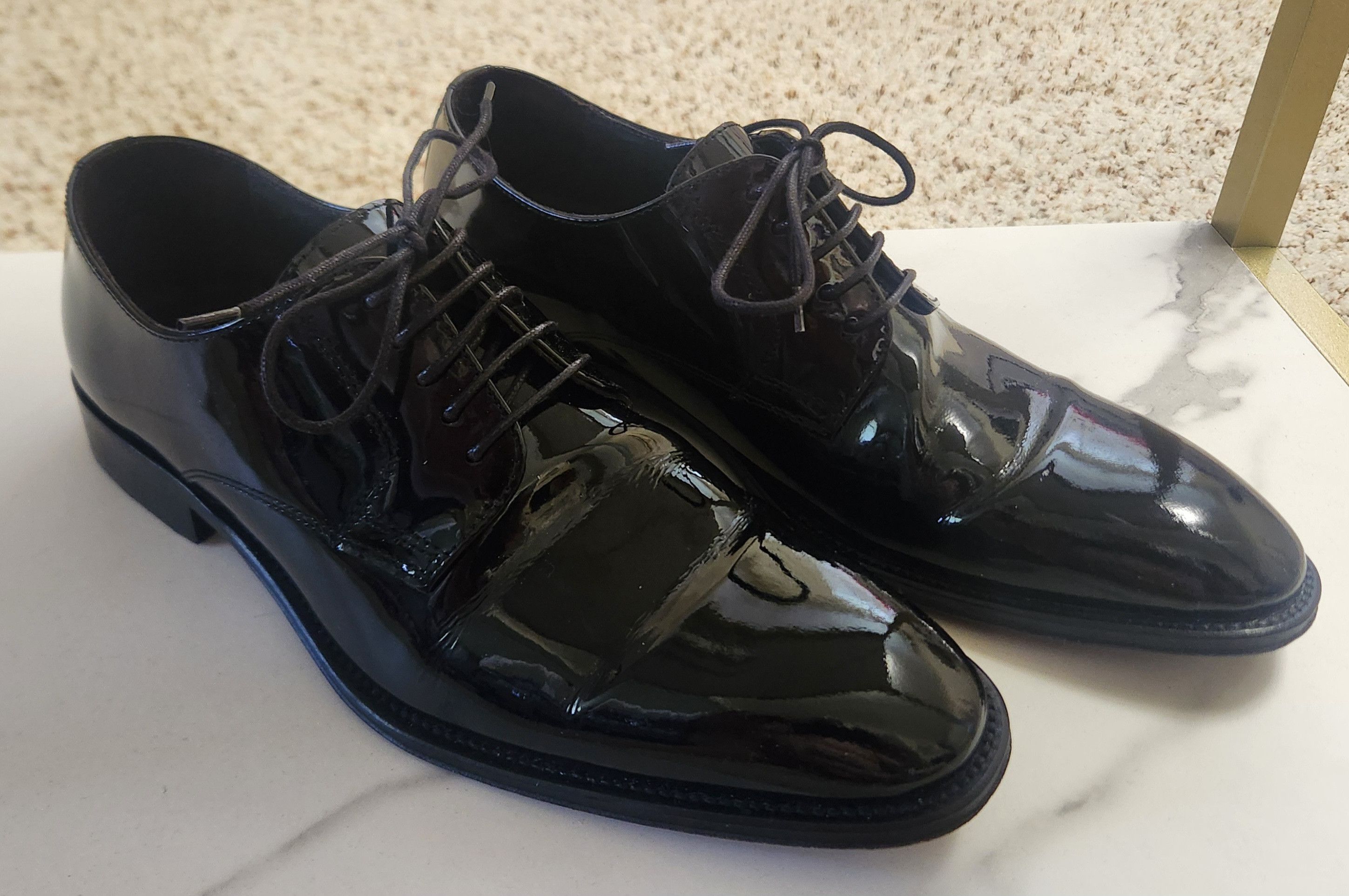 To Boot New York men's formal shoes 8 black patent To Boot Italy Size US 8 / EU 41 - 1 Thumbnail