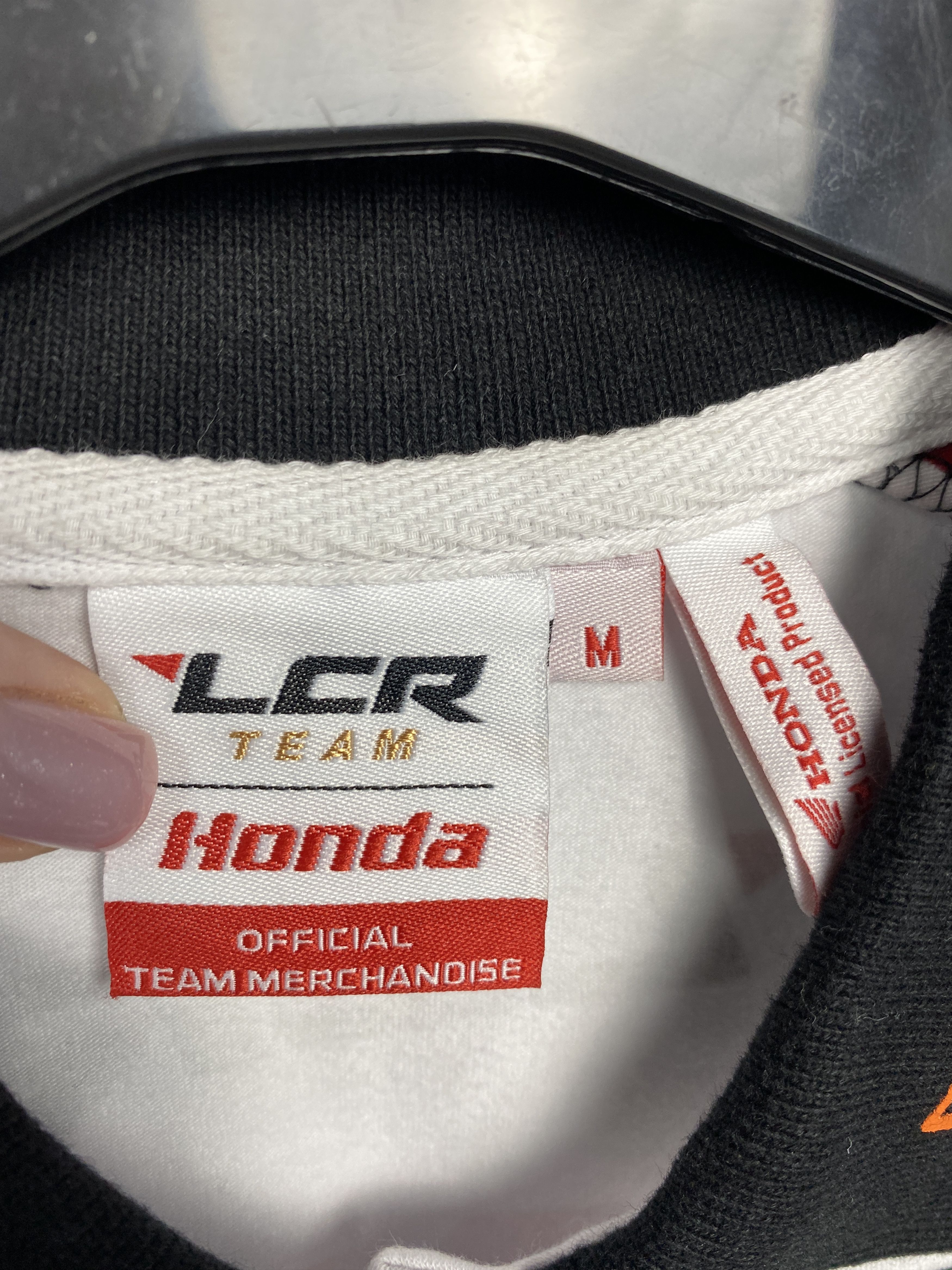 Honda × Vintage Honda Racing Team Vintage Womens Polo Shirt Size M / US 6-8 / IT 42-44 - 7 Thumbnail