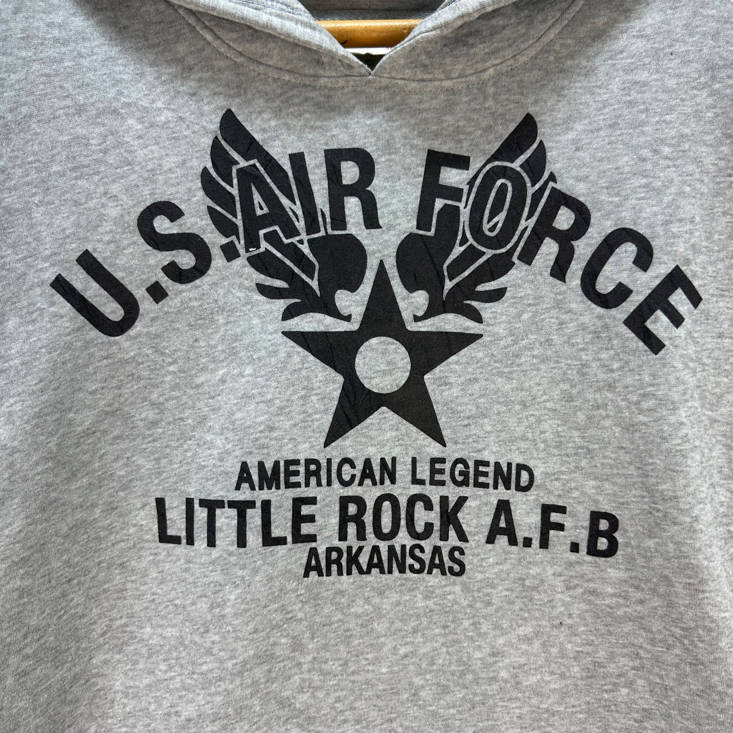 Japanese Brand US AIR FORCE BIG LOGO PULLOVER HOODIES #8634-018 Size US L / EU 52-54 / 3 - 3 Thumbnail