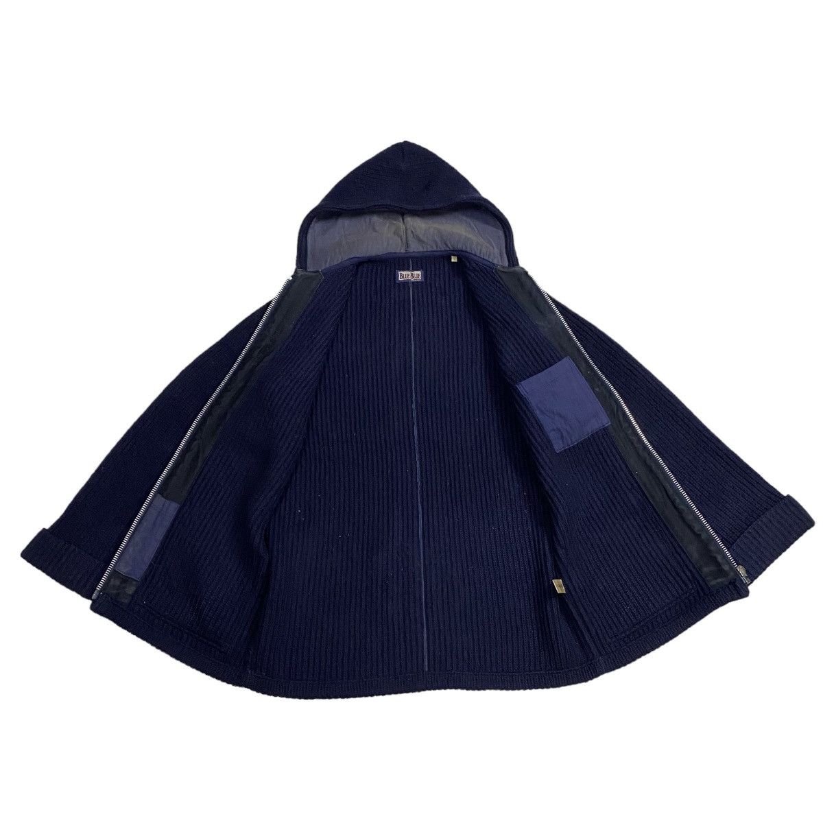 Blue Blue Japan Blue Blue indigo heavy knit hoodie jacket Size US M / EU 48-50 / 2 - 5 Thumbnail
