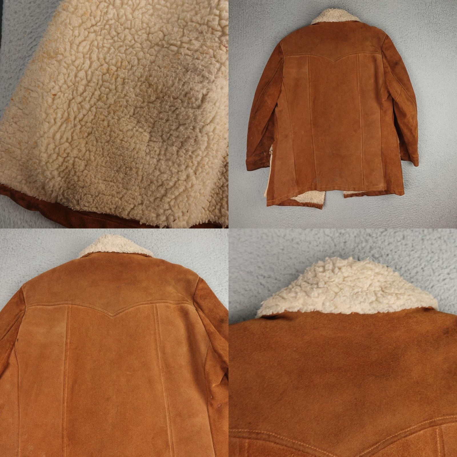 Vintage VINTAGE Gateway Collection Coat Mens 44 Brown Suede Sheepskin Shearling 70s Size US S / EU 44-46 / 1 - 9 Thumbnail